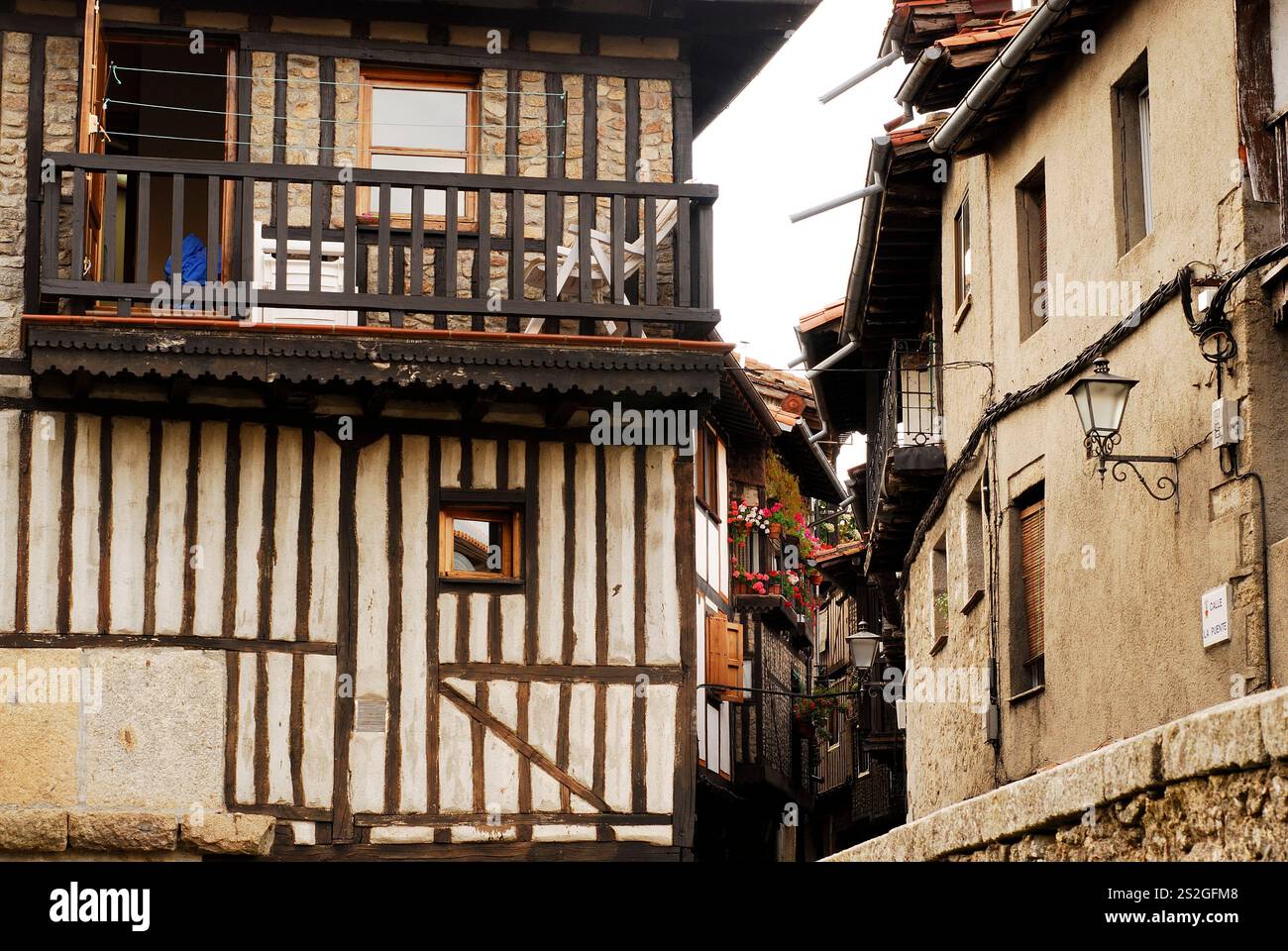 Dorf La Alberca, Salamanca, Spanien Stockfoto