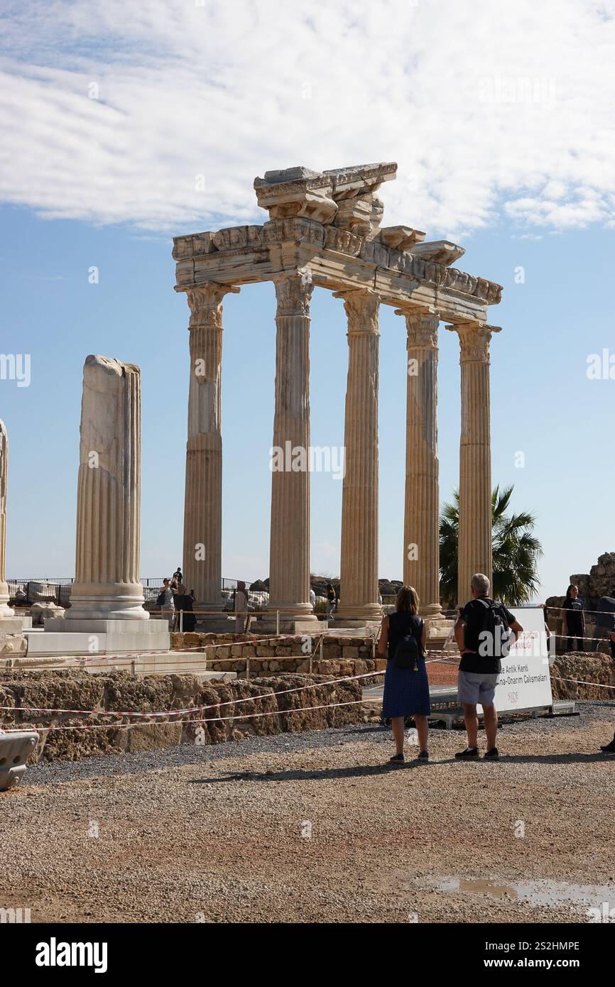 Tempel des Apollo, Seite, Antalya Stockfoto