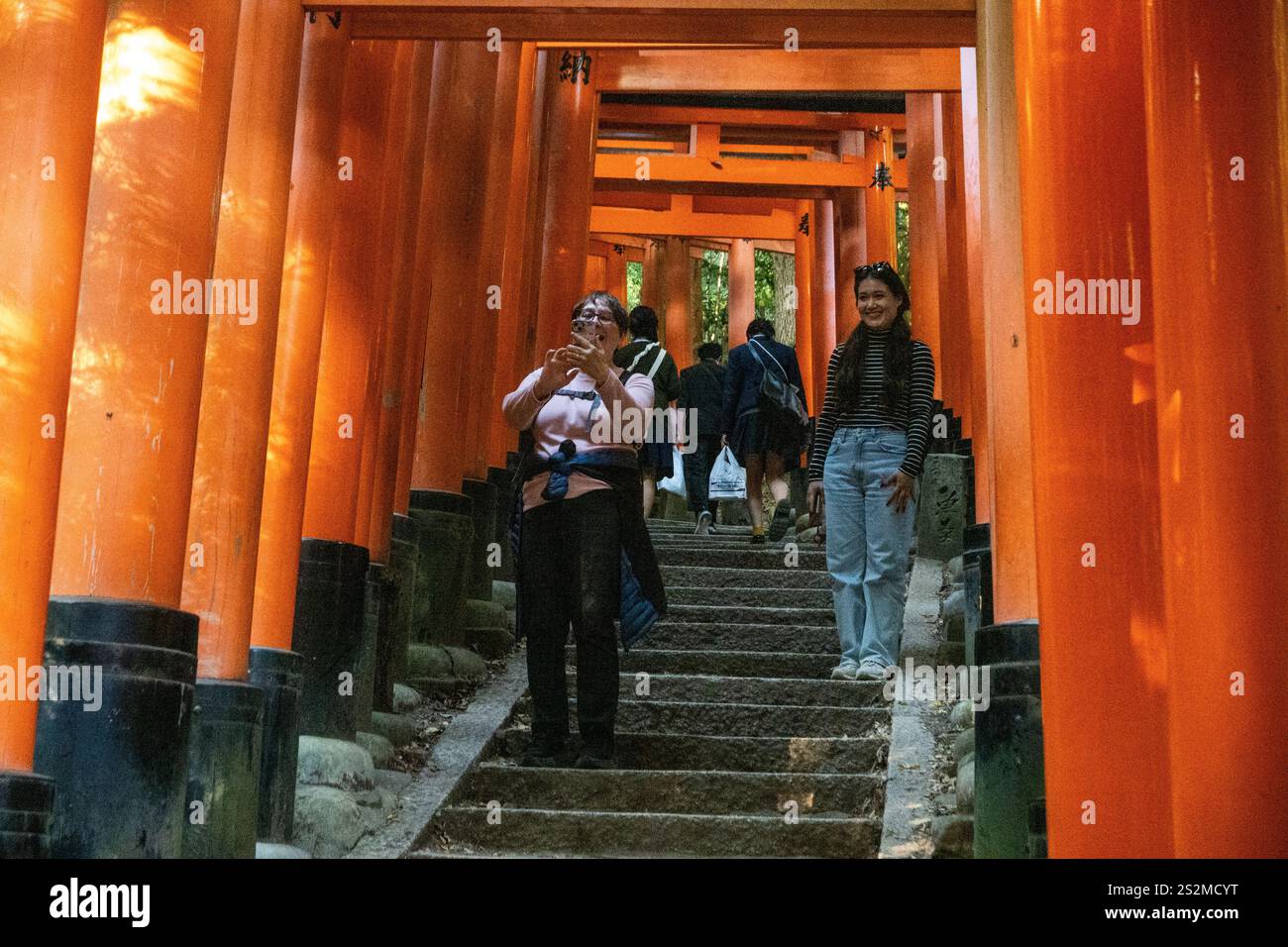 Fushimi Inari Taisha in Kyoto Japan Stockfoto