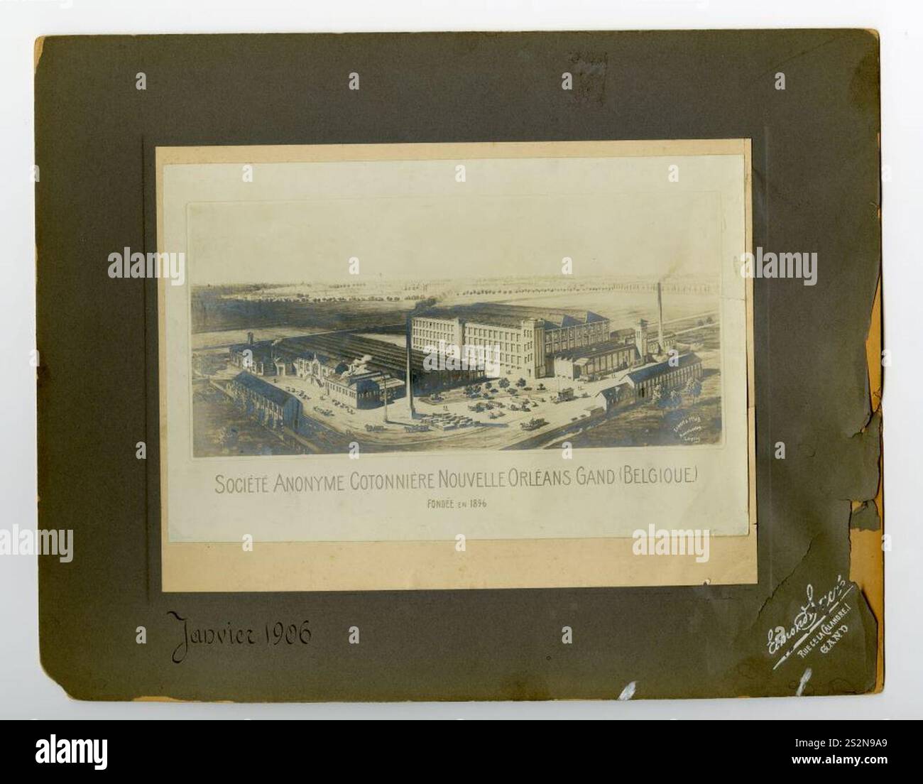 Filature Nouvelle Orléans. Stockfoto