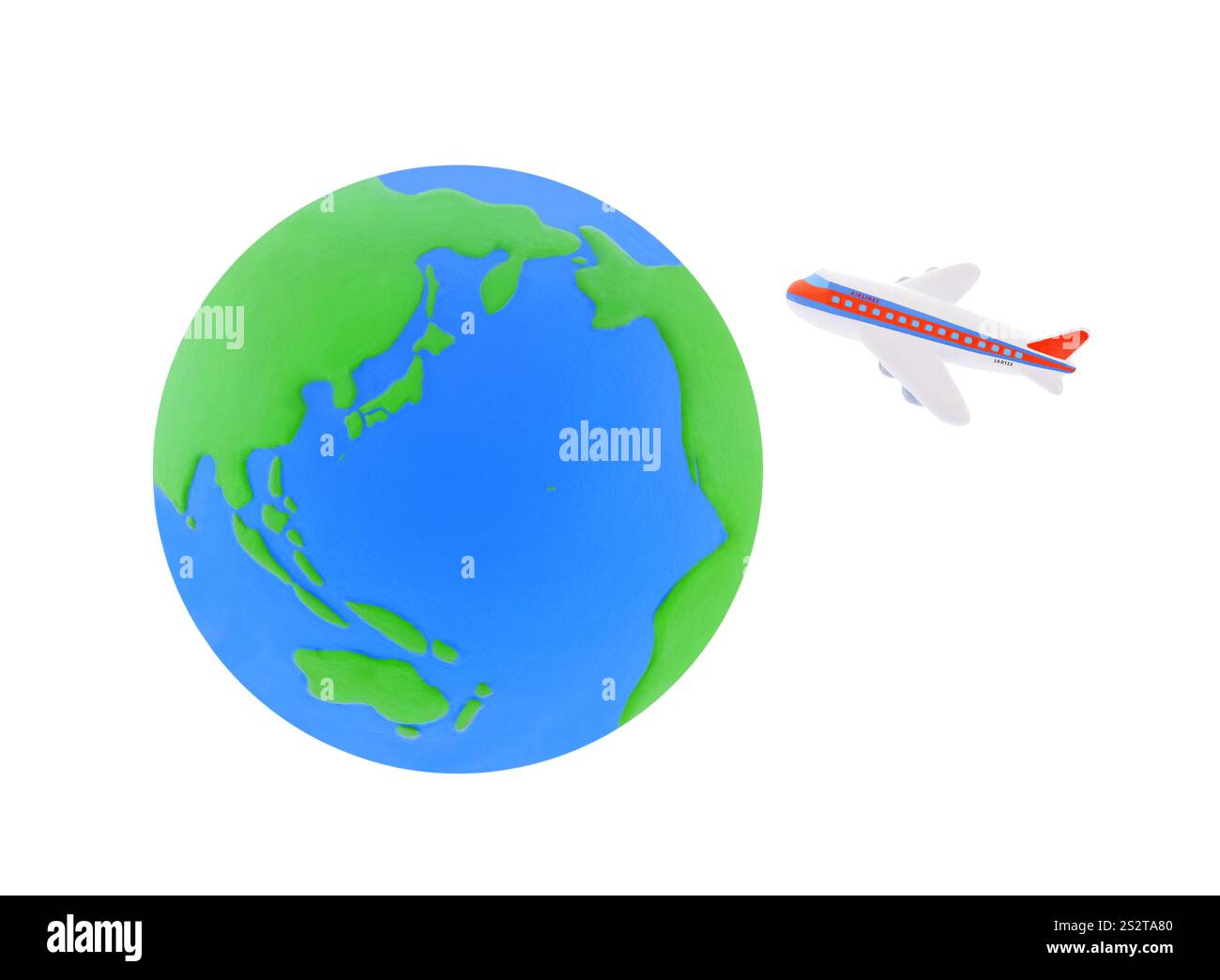 Tonflugzeuge und Erde Stockfoto