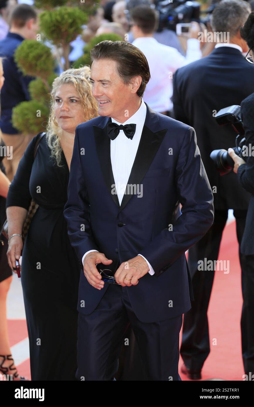 Kyle MacLachlan, Hauptdarsteller der Serie Twin Peaks, Nymphes d'Or Preisverleihung, 57. Festival de Television de Monte-Carlo, TV Festival Monte-CA Stockfoto