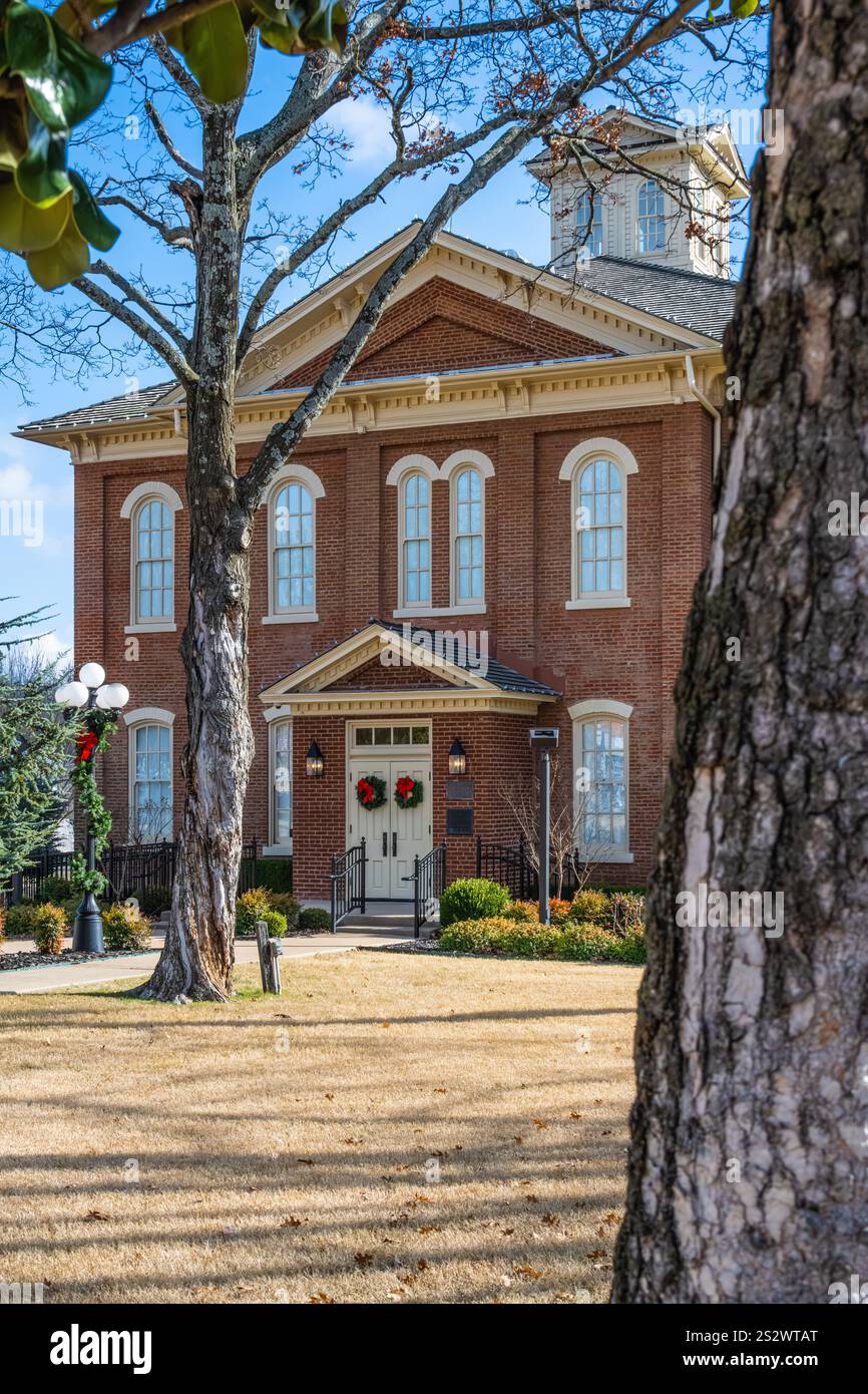 Cherokee National History Museum am Town Square in Downtown Tahlequah, Oklahoma. (USA) Stockfoto