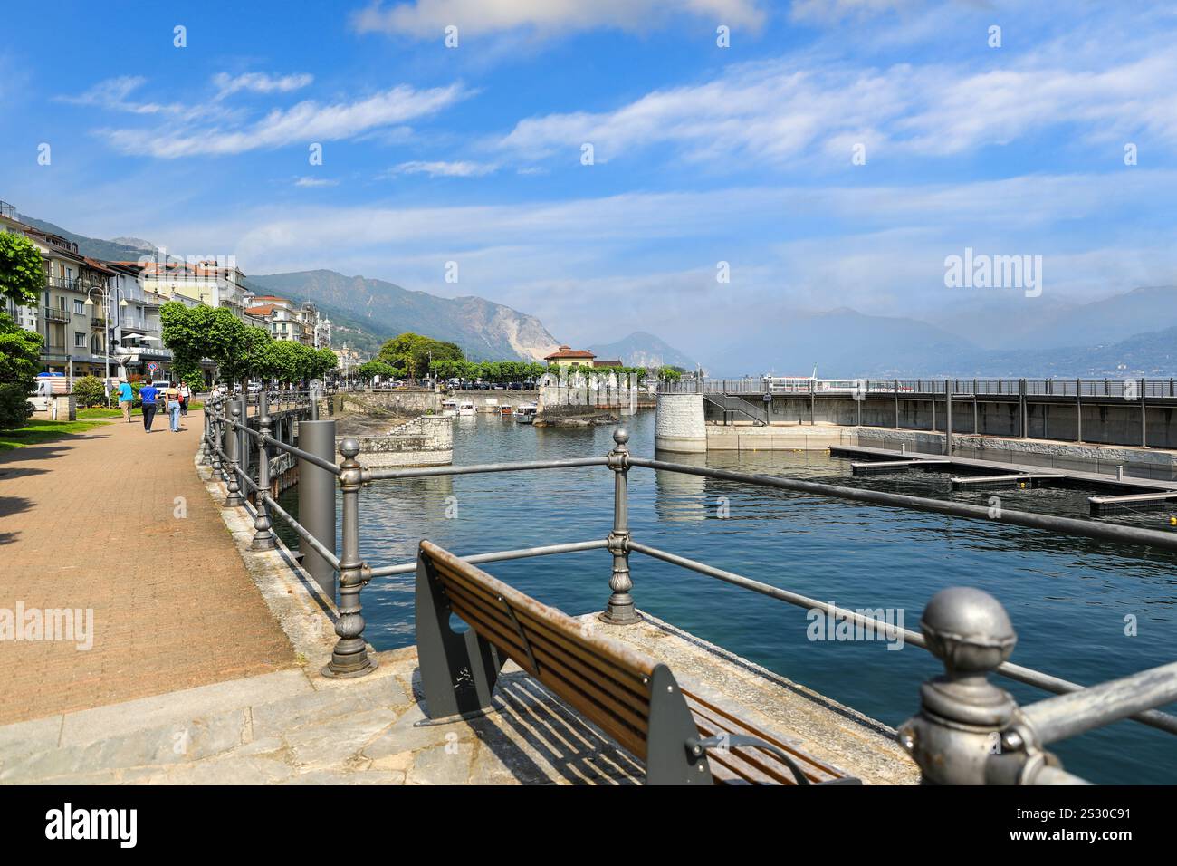 Stresa, Lago Maggiore, Italien Stockfoto