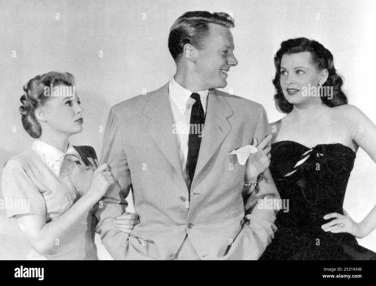 DIE BRAUT GEHT WILD, JUNE ALLYSON, VAN JOHNSON, ARLENE DAHL Datum: 1948 Stockfoto
