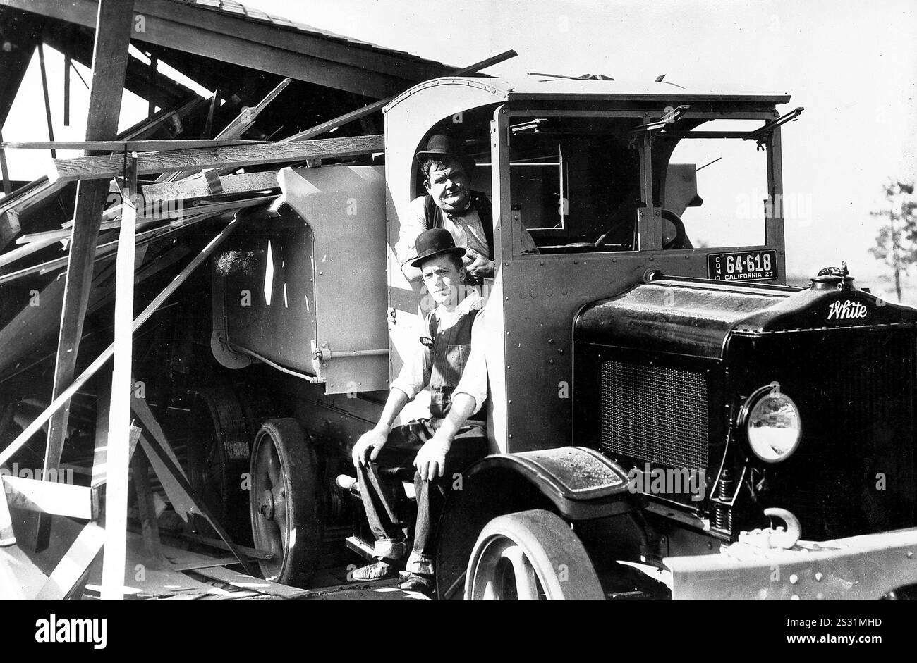 DER LETZTE SCHLIFF STAN LAUREL, OLIVER HARDY Datum: 1928 Stockfoto