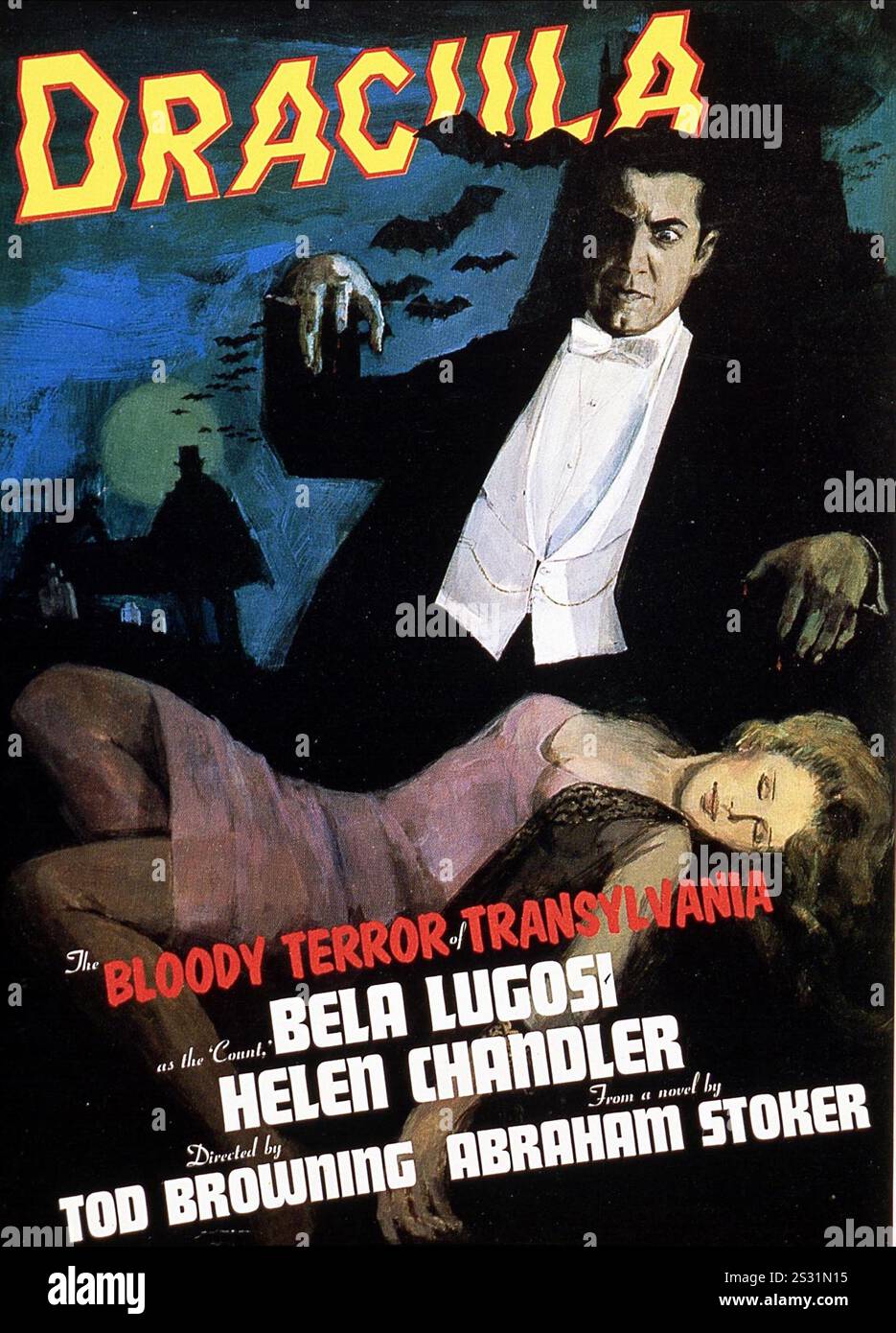 DRACULA UNIVERSAL BELA LUGOSI BILD BILDEN DIE RONALD GRANT ARCHIV Datum: 1931 Stockfoto