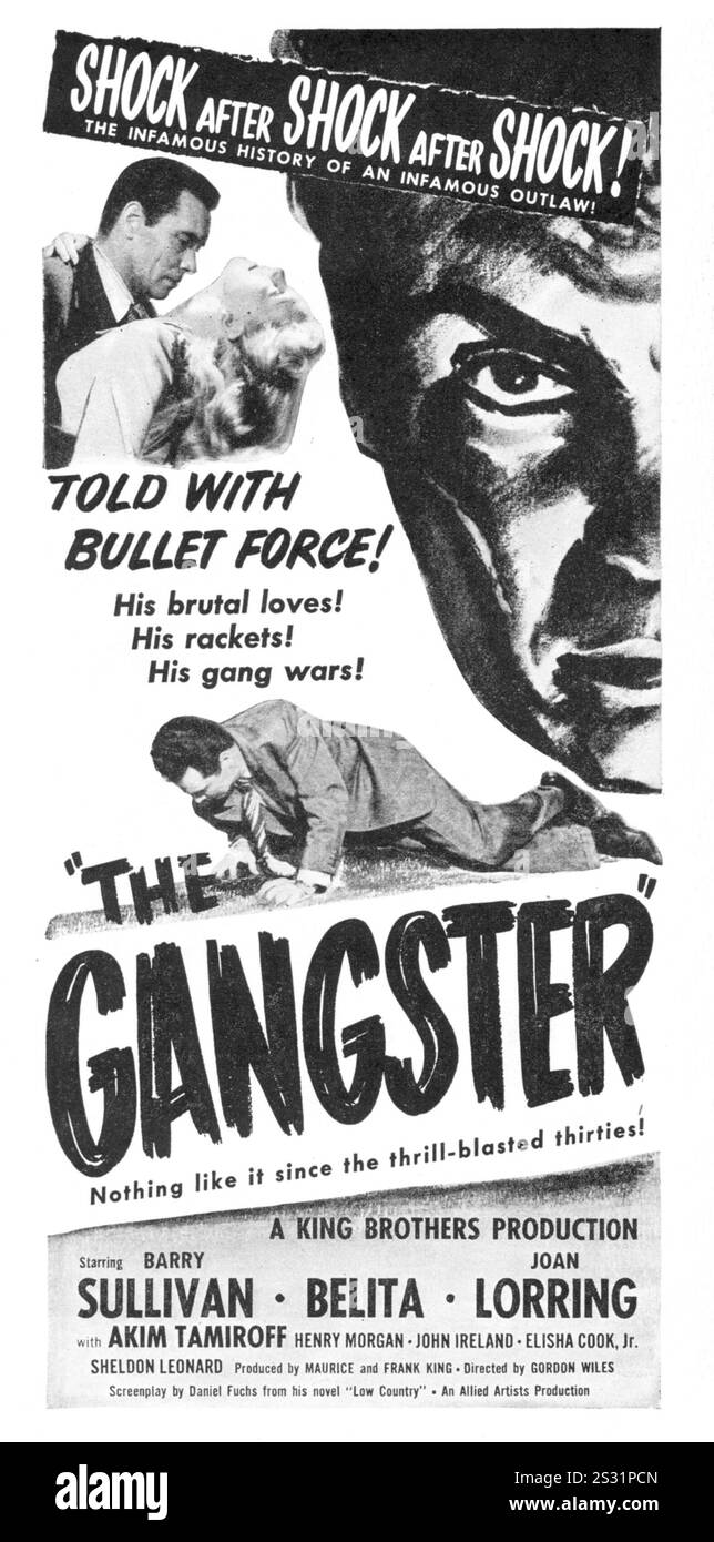 DER GANGSTER UNTER DER REGIE VON GORDON WILES POSTER AUS DEM RONALD GRANT ARCHIV PY148/24 DER GANGSTER UNTER DER REGIE VON GORDON WILES PY148/24 Datum: 1947 Stockfoto