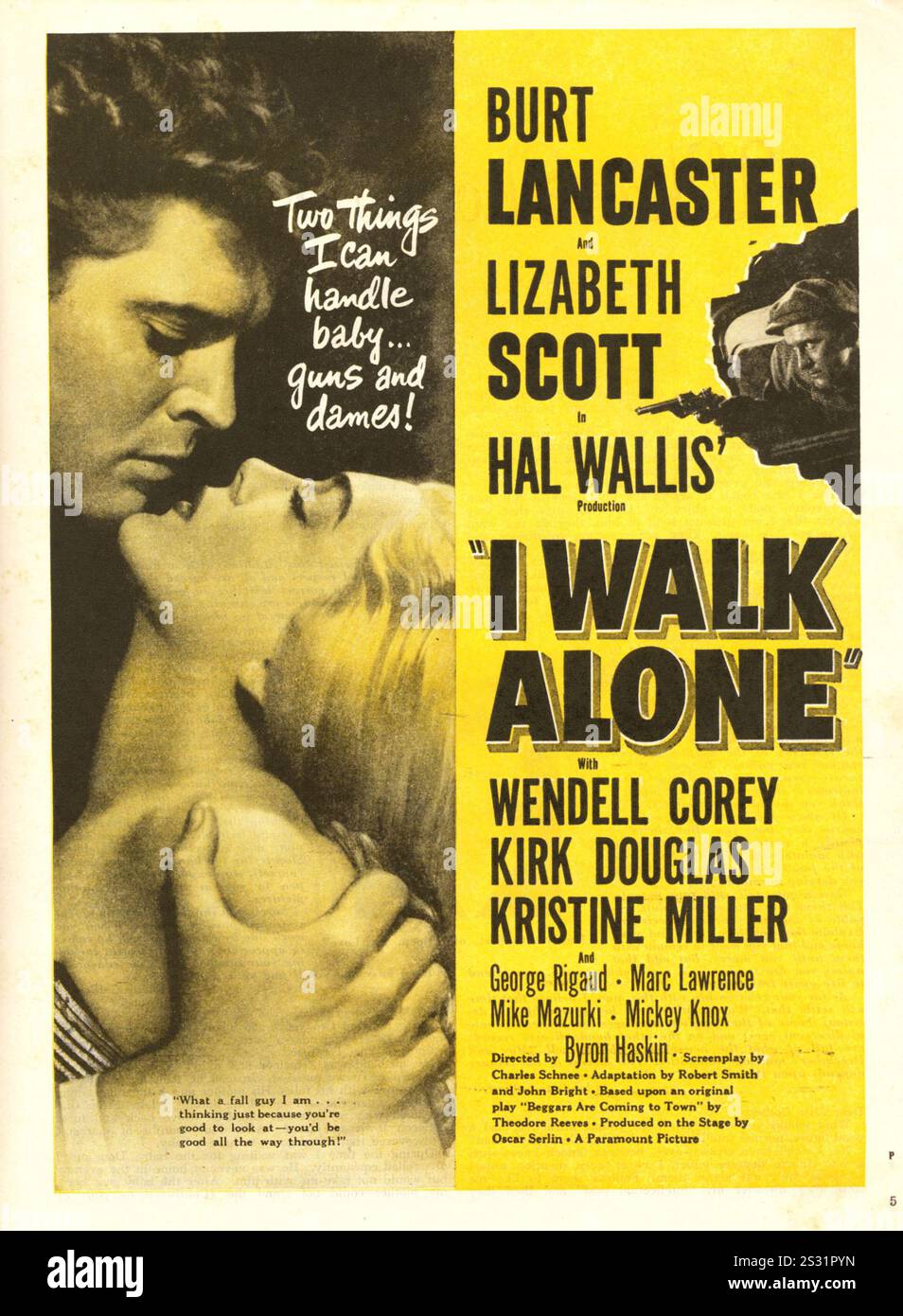 I WALK ALONE REGIE: BYRON HASKIN BURT LANCASTER LIZABETH SCOTT BILD AUS DEM RONALD GRANT ARCHIV PY148/5 I WALK ALONE REGIE: BYRON HASKIN BURT LANCASTER LIZABETH SCOTT PY148/5 Datum: 1948 Stockfoto