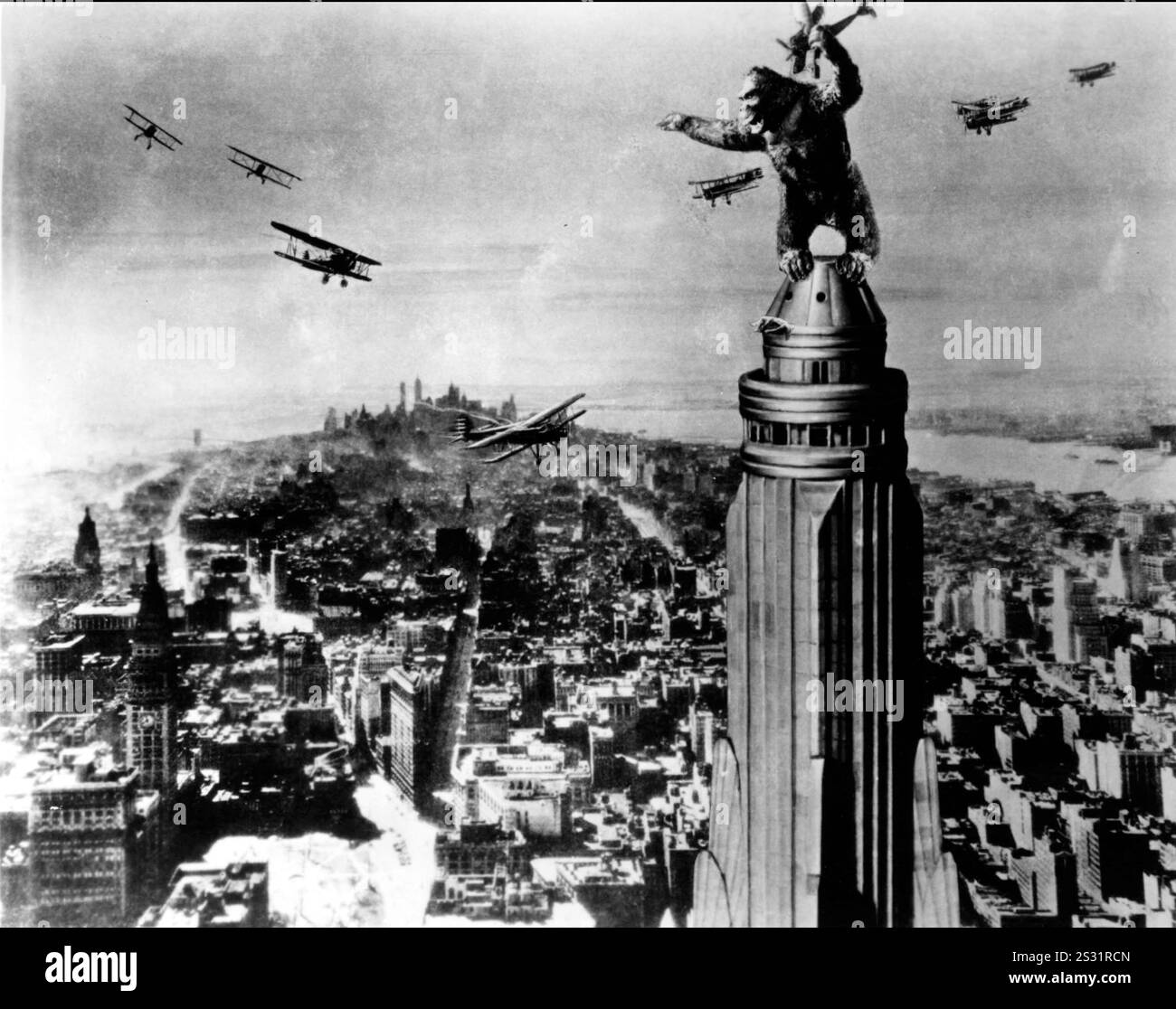 KING KONG EIN RKO-BILD Datum: 1933 Stockfoto