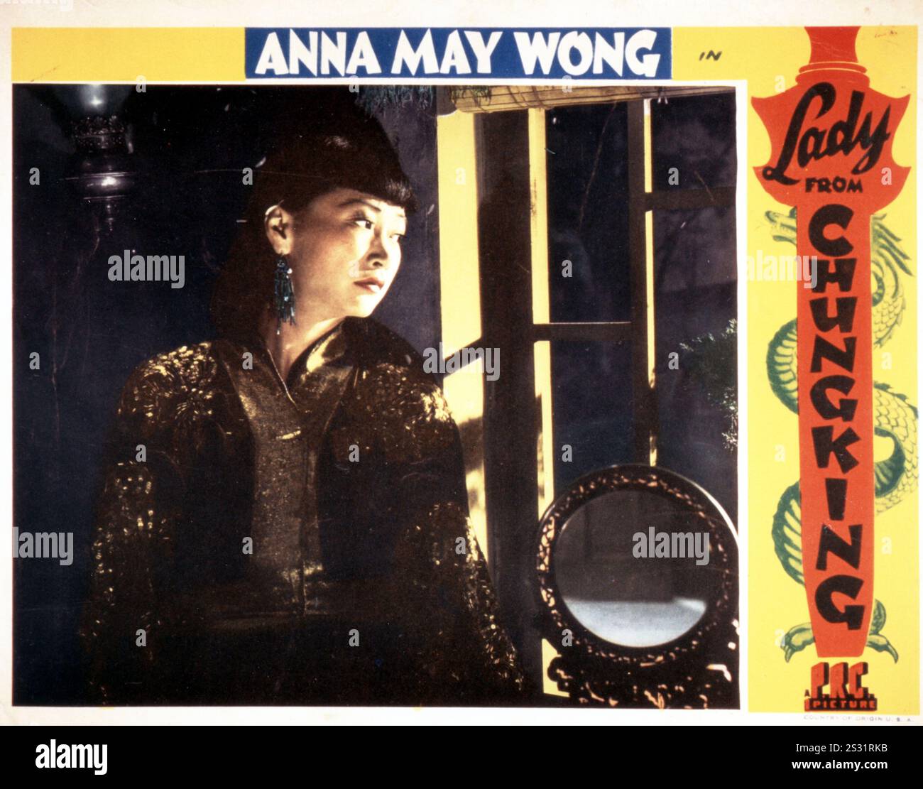 LADY AUS CHUNGKING ANNA MAY WONG Datum: 1942 Stockfoto