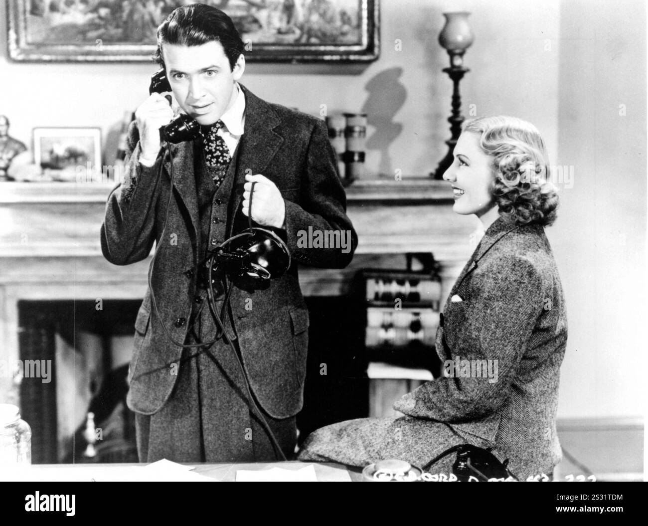 MR. SMITH GEHT NACH WASHINGTON JEAN ARTHUR, JAMES STEWART Datum: 1939 Stockfoto
