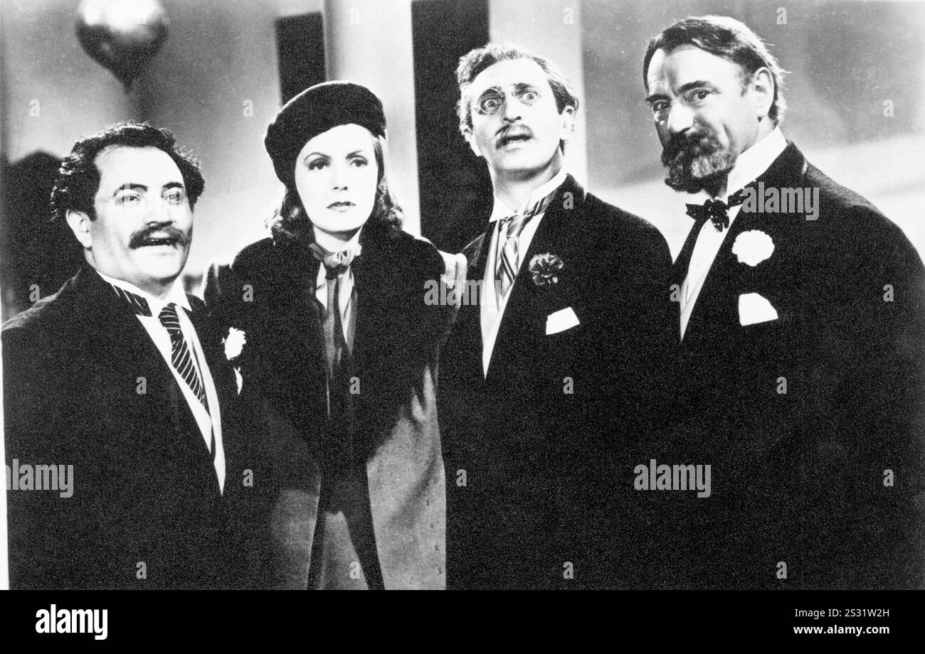 NINOTCHKA MGM FELIX BRESSART, GRETA GARBO, SIG RUMANN, ALEXANDER GRANACH Datum: 1939 Stockfoto