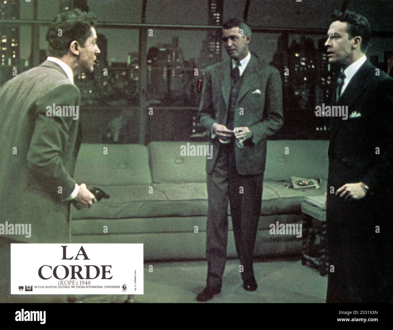 ROPE FARLEY GRANGER, JAMES STEWART UND JOHN DALL TRANSATLANTIC PIICTURE CORP Datum: 1948 Stockfoto