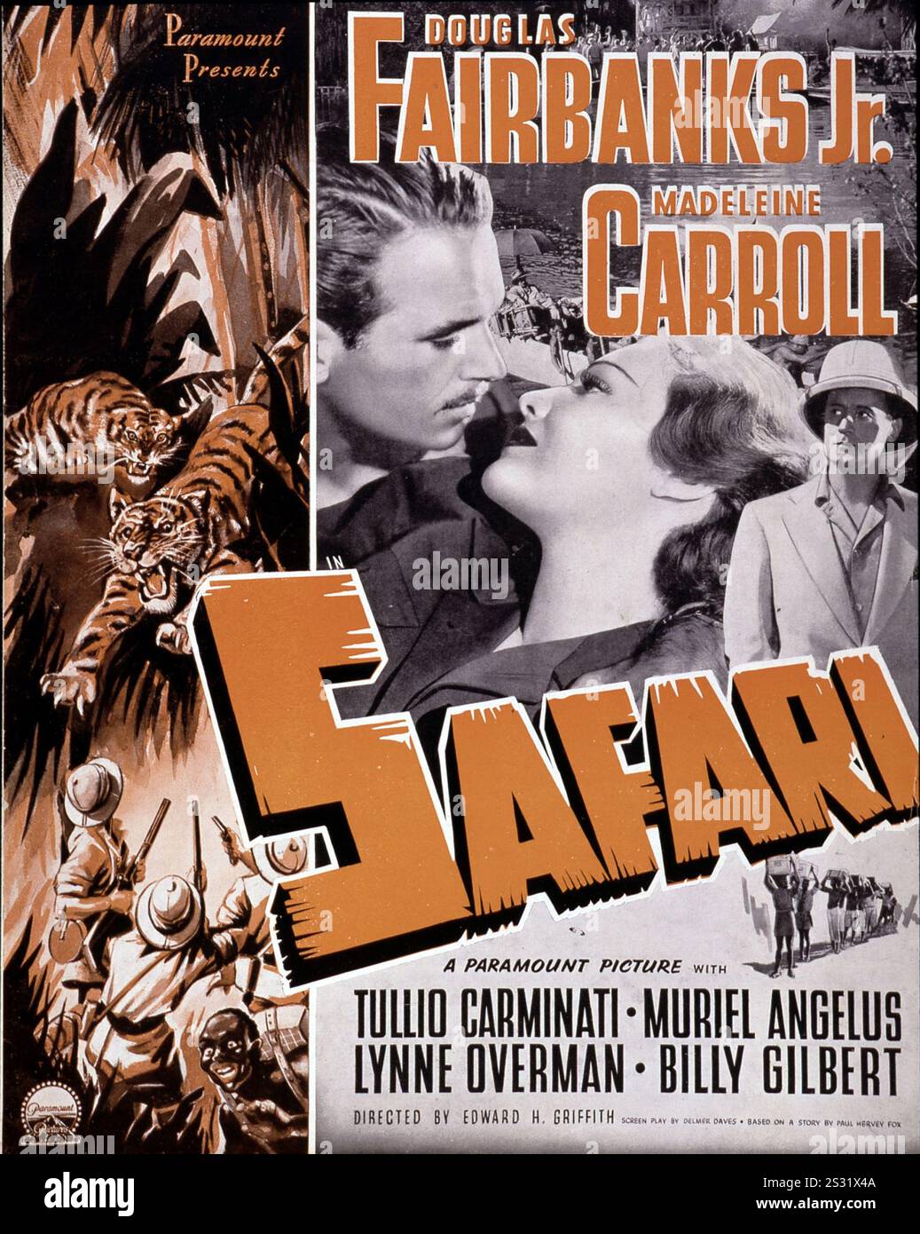 SAFARI Datum: 1940 Stockfoto