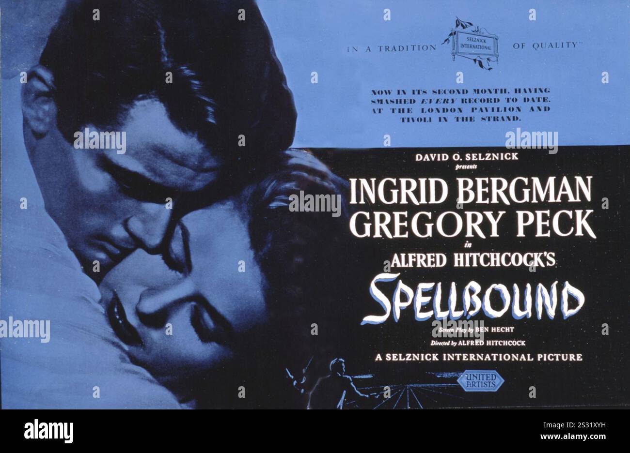 SPELLBOUND POSTER BILDEN DIE RONALD GRANT ARCHIV ein SELZNICK INTERNATIONAL Bild gebannt Datum: 1945 Stockfoto