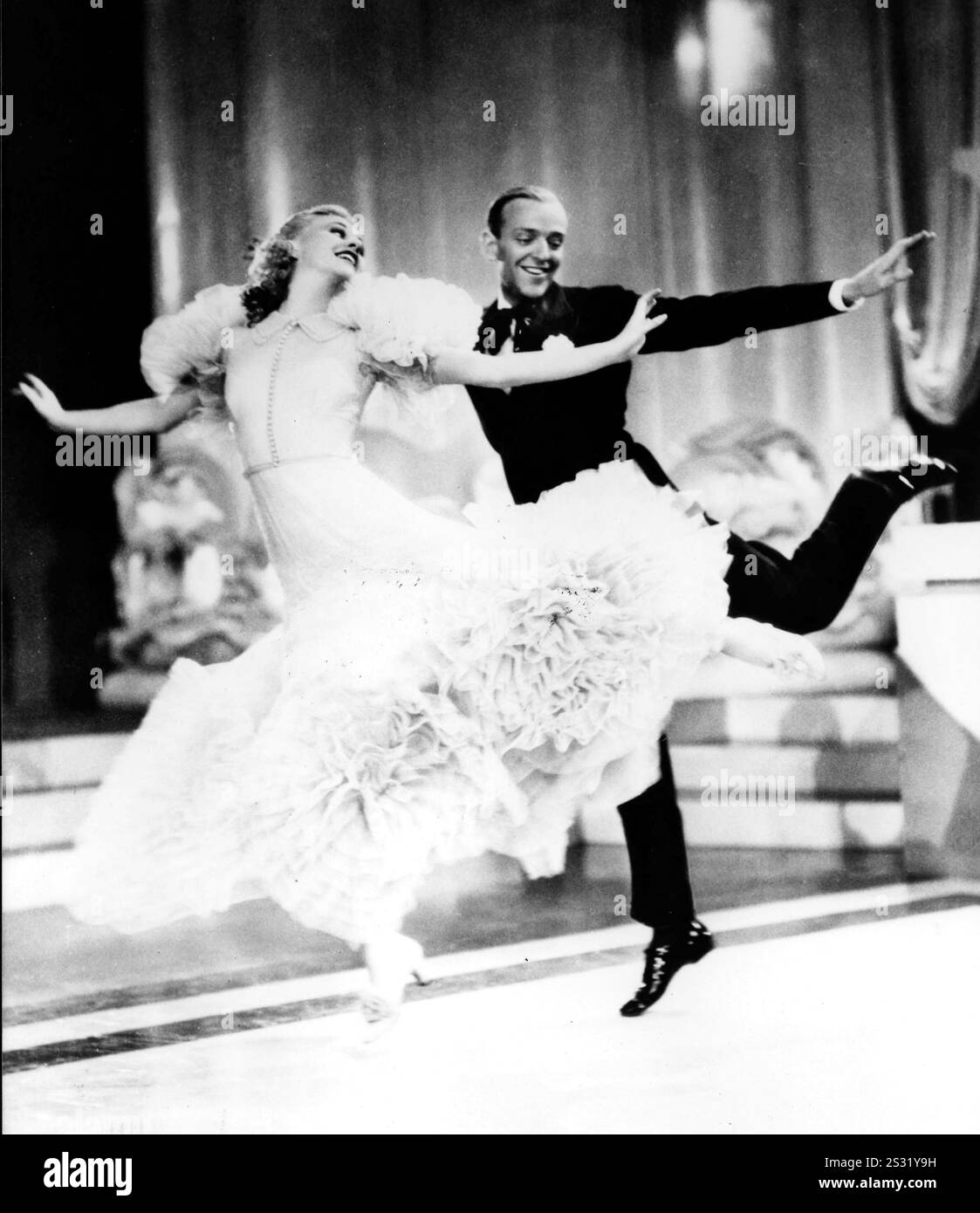 SWING TIME GINGER ROGERS UND FRED ASTAIRE Datum: 1936 Stockfoto