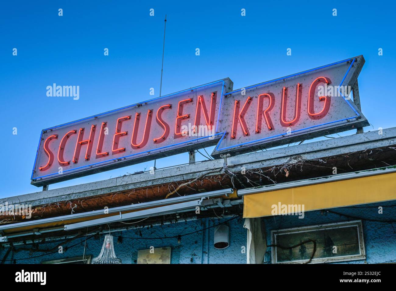 Gaststätte Schleusenkrug, Großer Tiergarten, Tiergarten, Mitte, Berlin, Deutschland *** Restaurant Schleusenkrug, Großer Tiergarten, Tiergarten, Mitte, Berlin, Deutschland Stockfoto