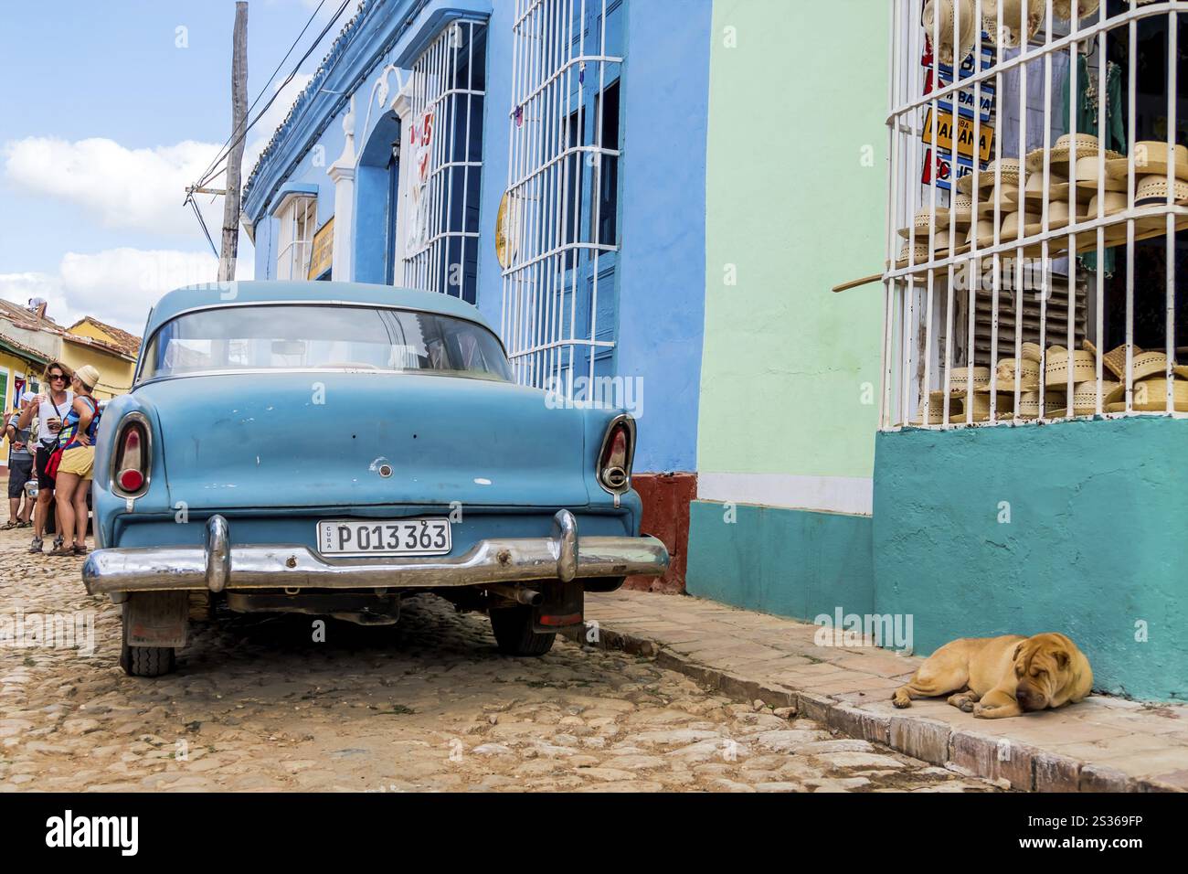 Kuba, Karibik, Südamerika. Oldtimer auf den Straßen Österreichs, Mittelamerikas Stockfoto