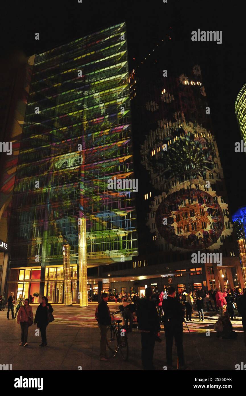 Lichterfest, Potsdamer Platz Stockfoto