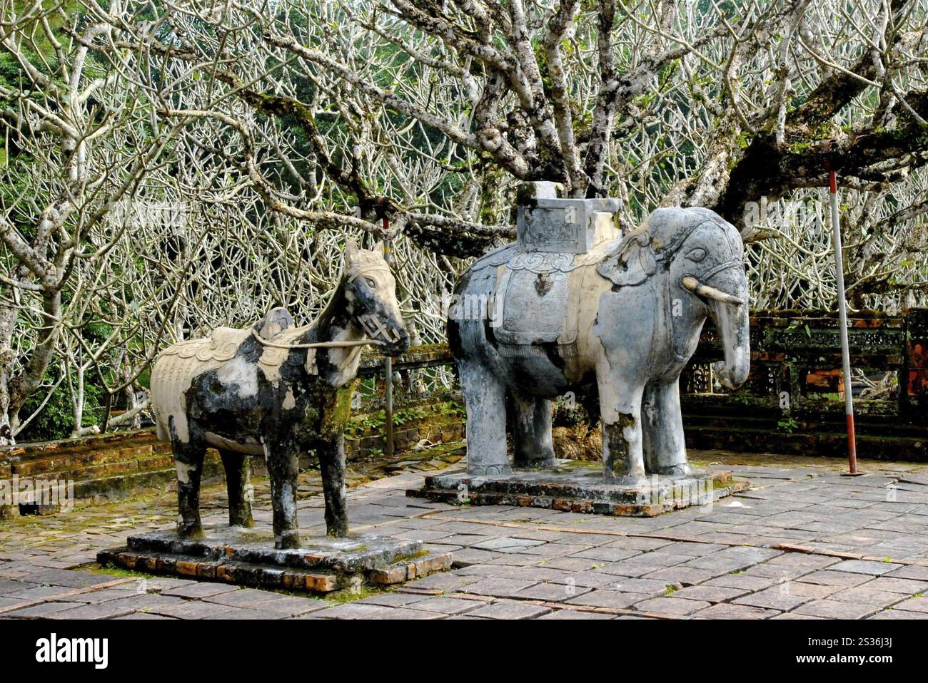 Hue Imperial Grabs Stockfoto