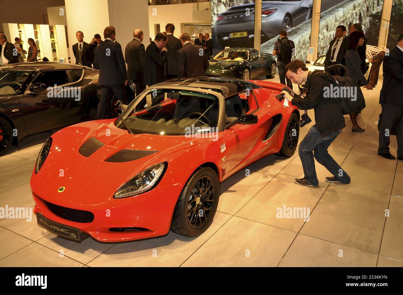 Lotus Elise von der IAA Stockfoto