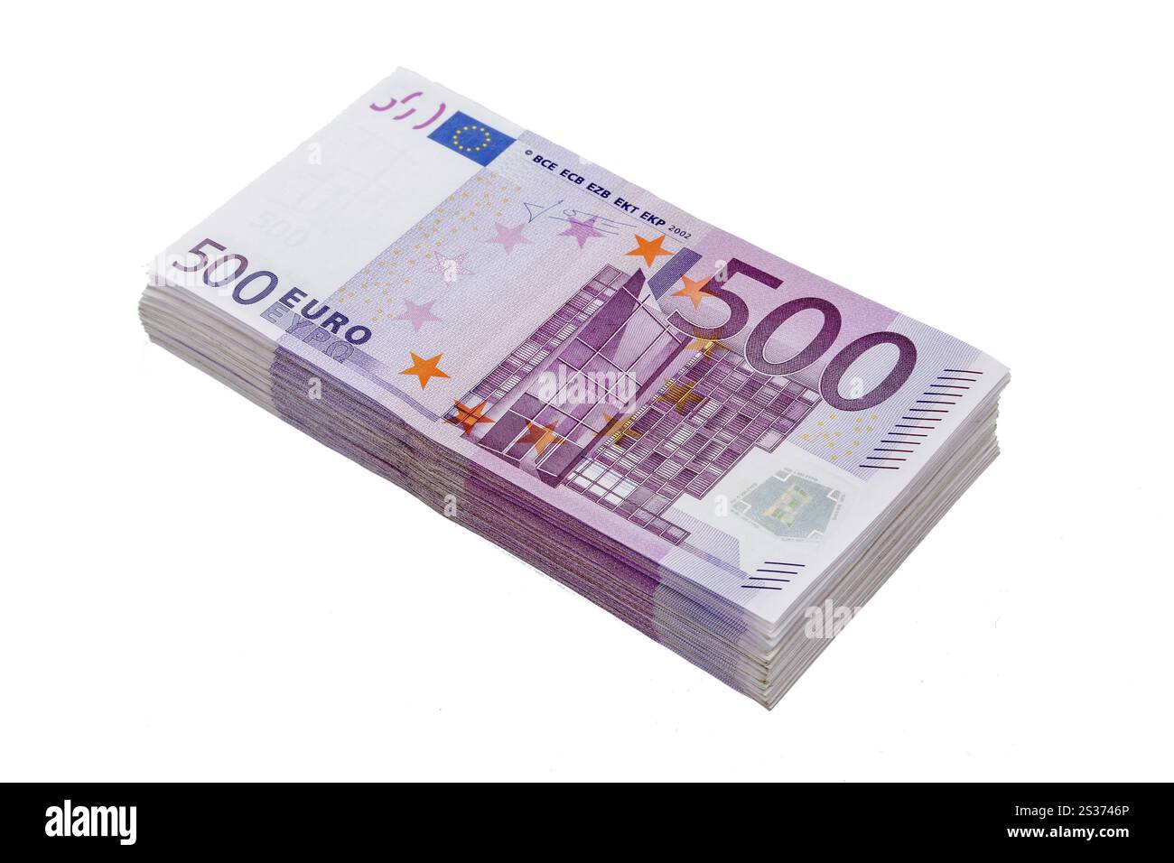 Viele 500 Euro-Banknoten. Symbolisches Foto für Vermögen und Investitionen Österreich Stockfoto