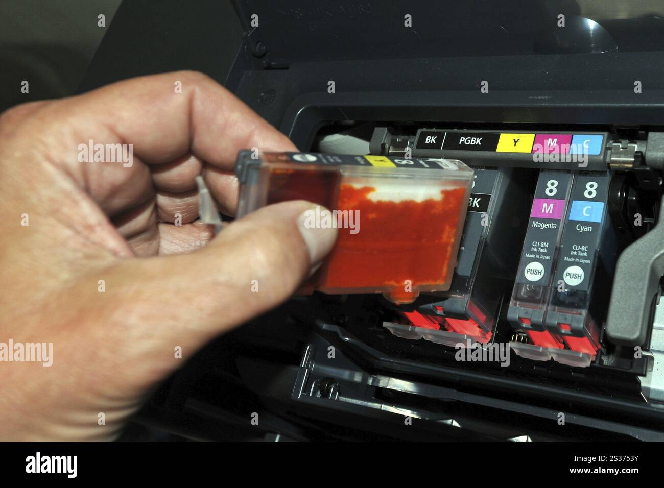 Inkjet-Drucker Stockfoto