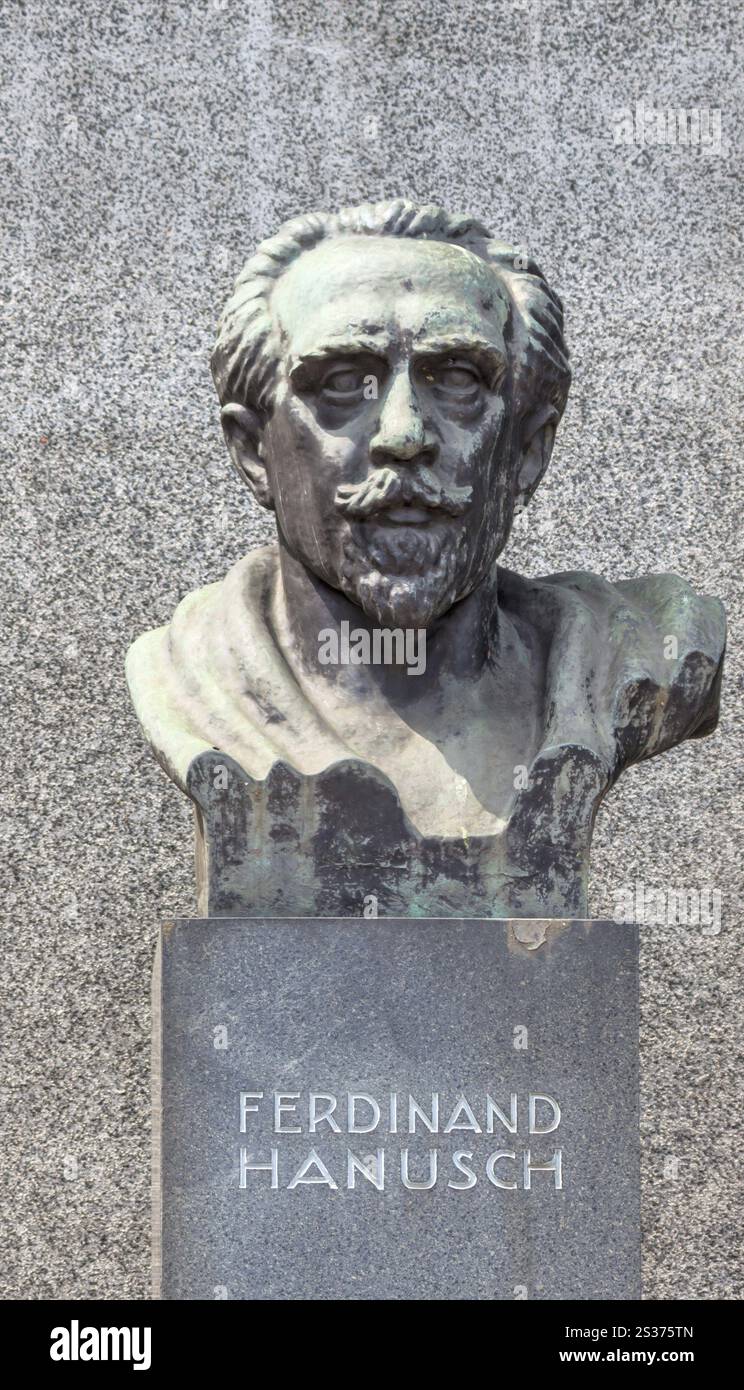 Ferdinand Hanusch war ein sozialdemokratischer Politiker und Gründer der Österreichischen Arbeiterkammer Stockfoto