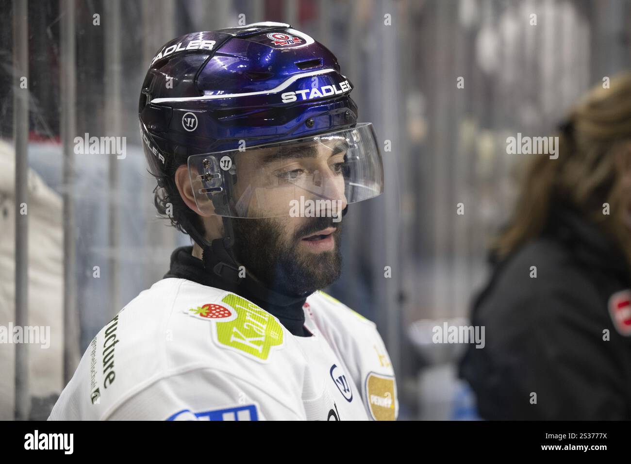 Köln, LanxessArena, Nordrhein-Westfalen, Liam Kirk (Eisbaeren Berlin, #94), PENNY DEL, Koelner Haie- Eisbaeren Berlin am 01/2025 in der Lanxe Stockfoto