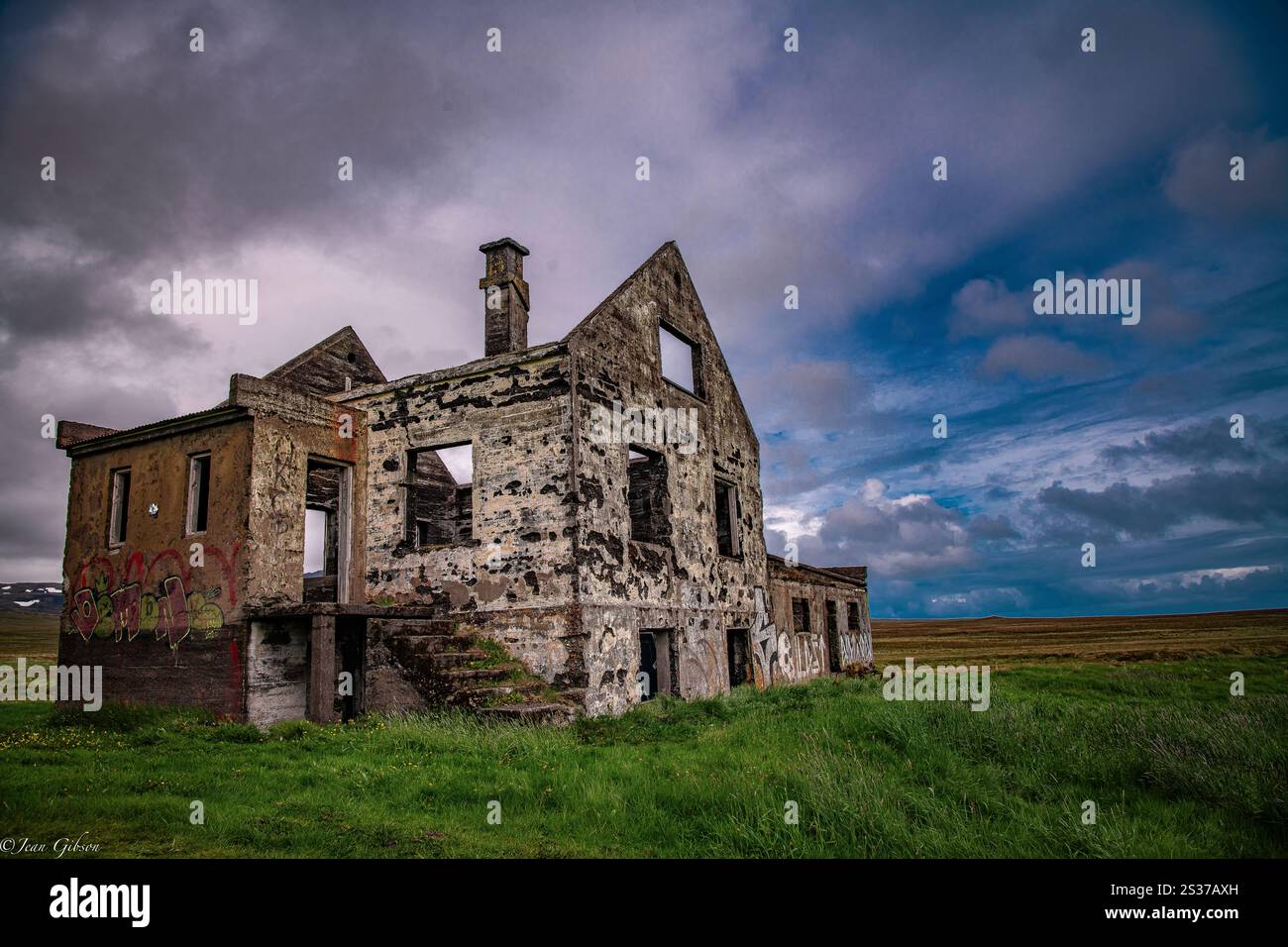 Verlassenes Haus an der isländischen Küste, Snaefellsnes Peninsula Stockfoto