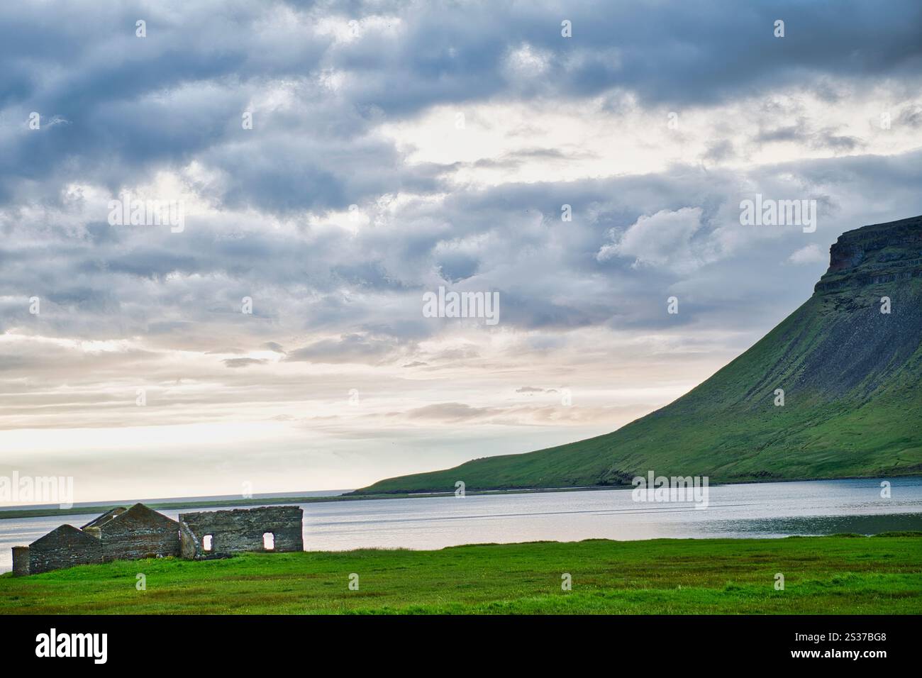 Verlassenes Haus in Island, Ringstraße Stockfoto