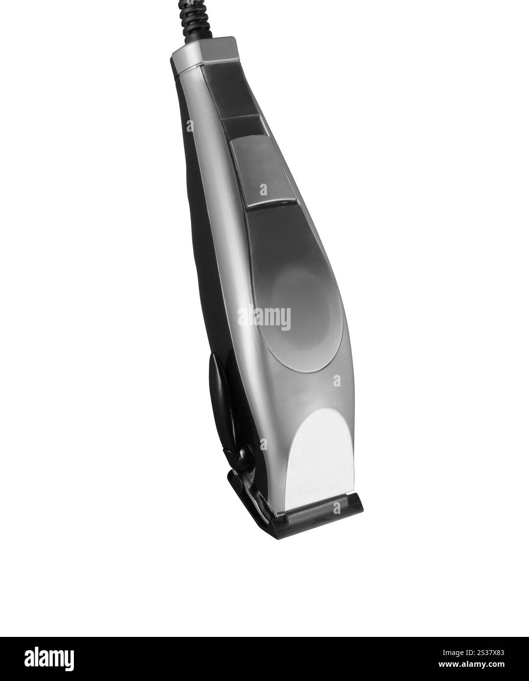 Haarschneider isoliert auf weißem Hintergrund. Haarschneider Stockfoto