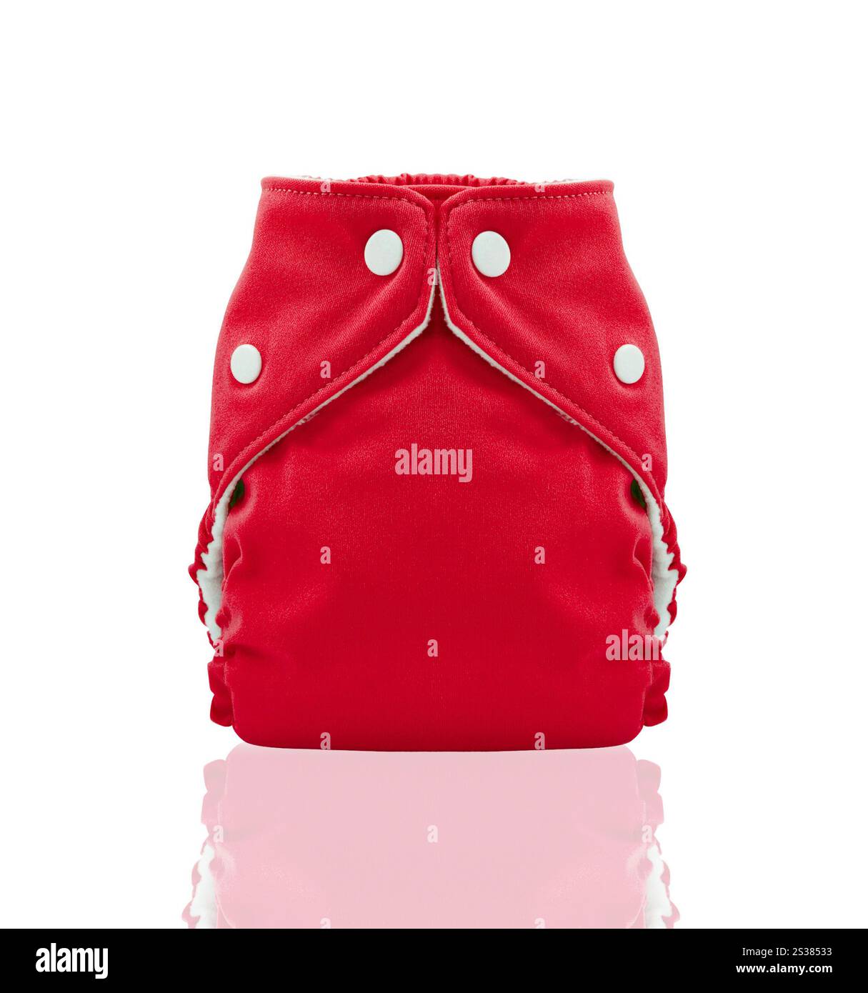 Sportrucksack auf weißem Hintergrund. Sportrucksack stehend Stockfoto