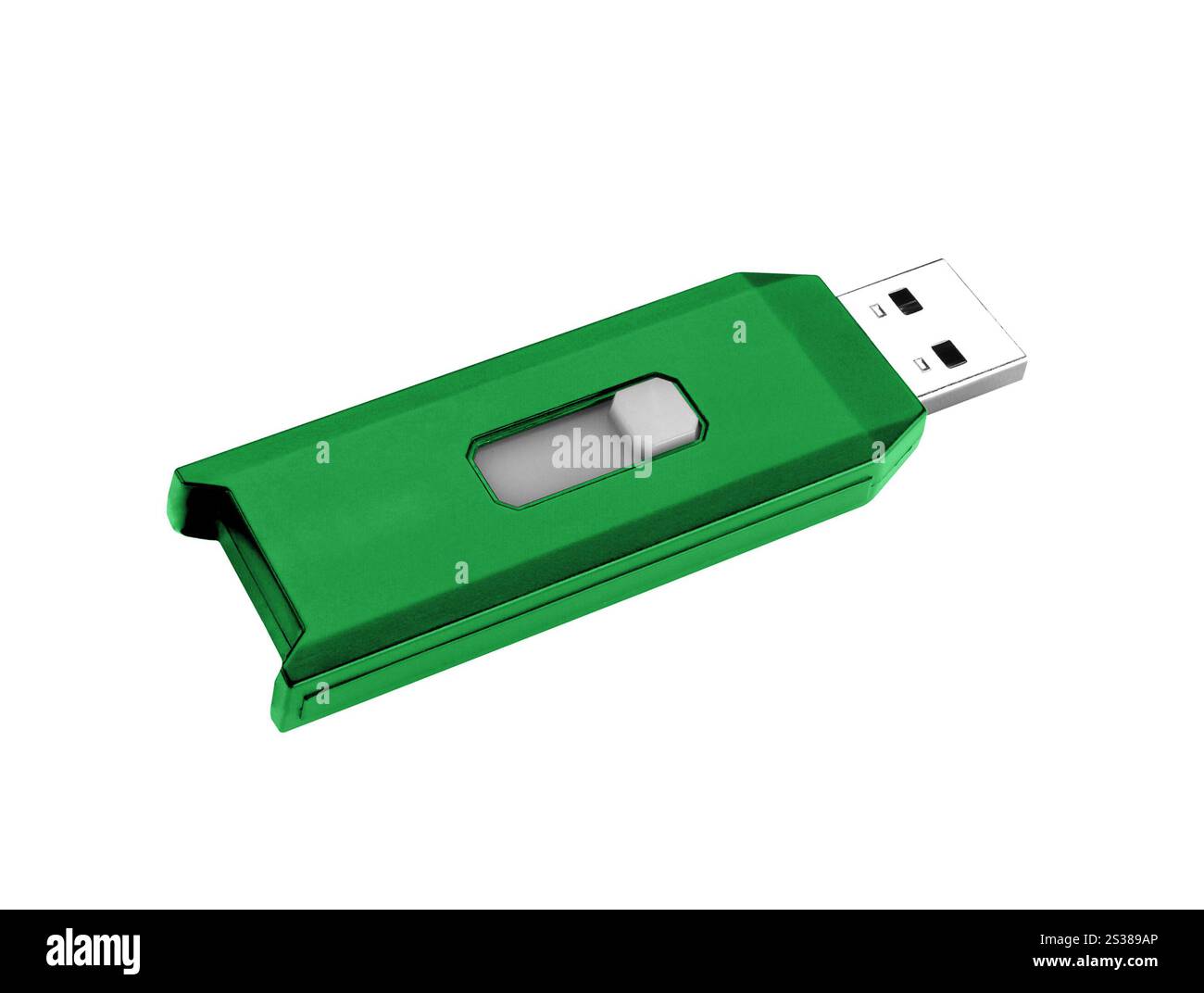 Flash-Laufwerk isoliert auf weiß. Flash-Laufwerk Stockfoto