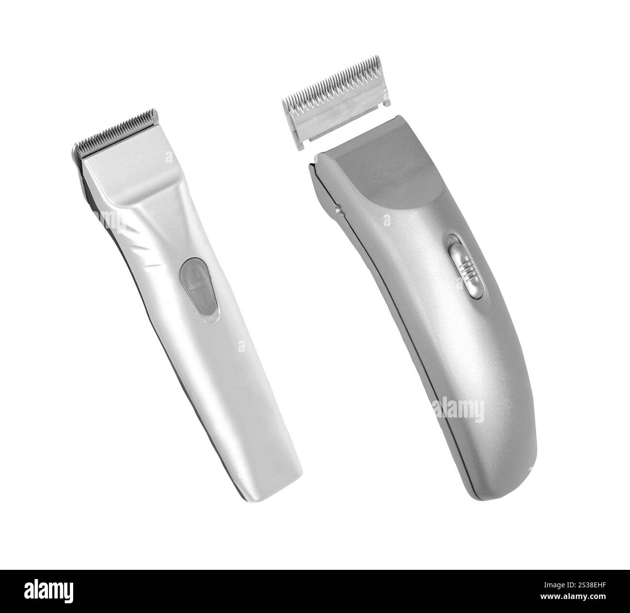 Haarschneider isoliert auf weißem Hintergrund. Haarschneider Stockfoto