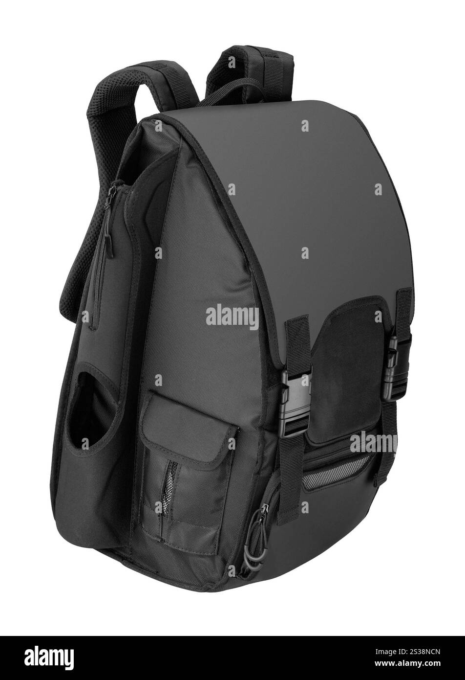 Rucksack isoliert auf weißem Hintergrund. Rucksack, isoliert über weiß Stockfoto