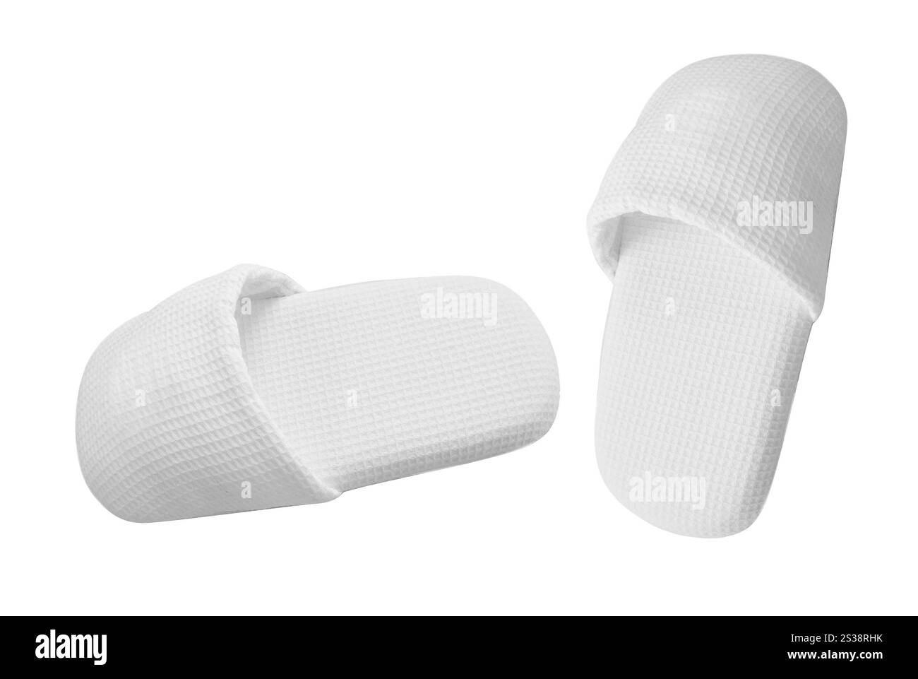 Hausschuhe isoliert auf weiß. Hausschuhe Stockfoto