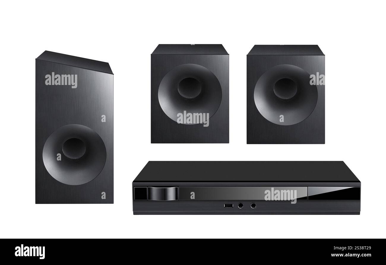 Akustisch isoliert auf weißem Hintergrund. Akustisch isoliert auf weiß Stockfoto