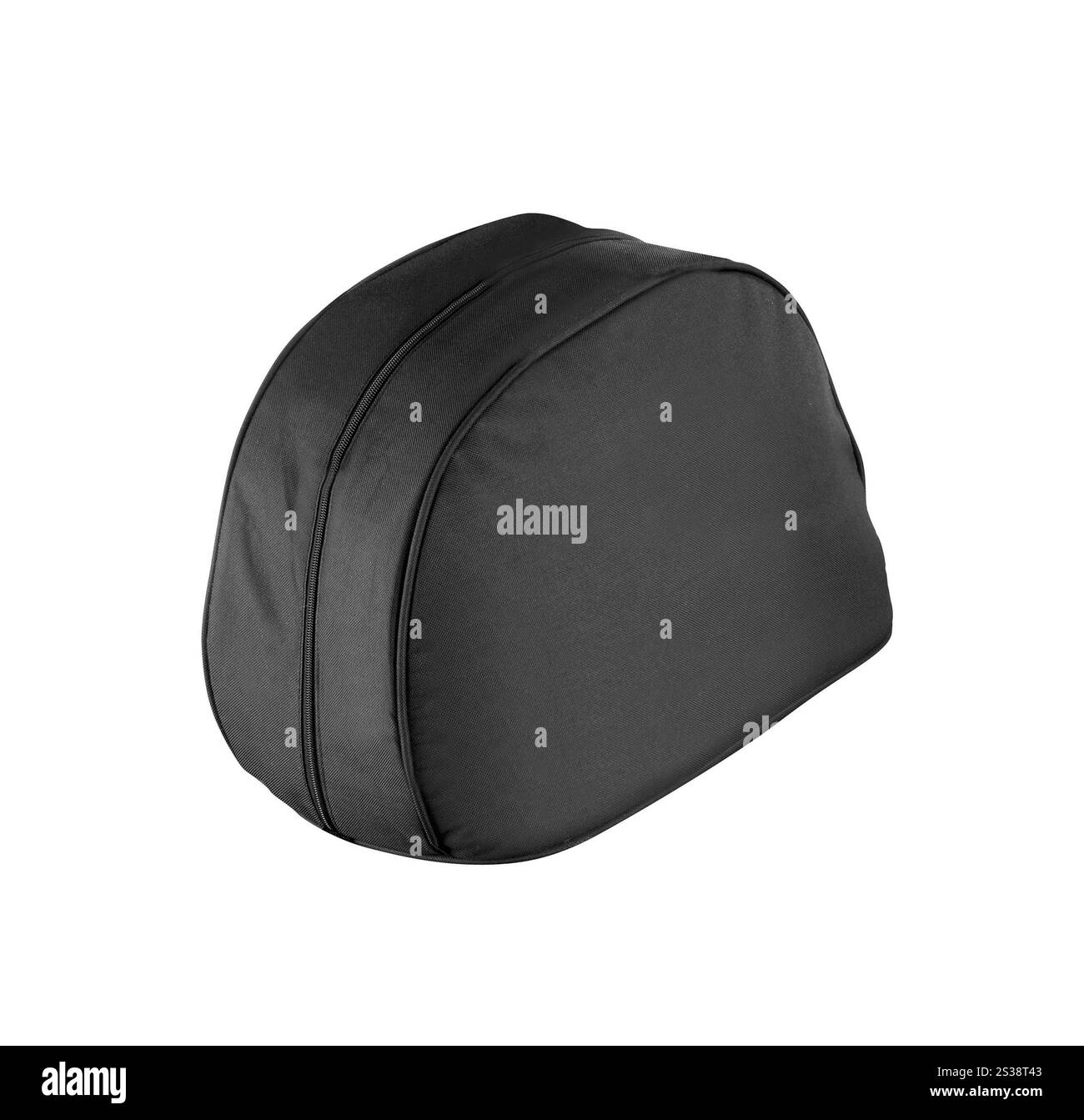 Eine schwarze Tasche oder Tasche auf weißem Hintergrund Stockfoto Eine schwarze Tasche oder Tasche auf weißem Hintergrund Stockfoto
