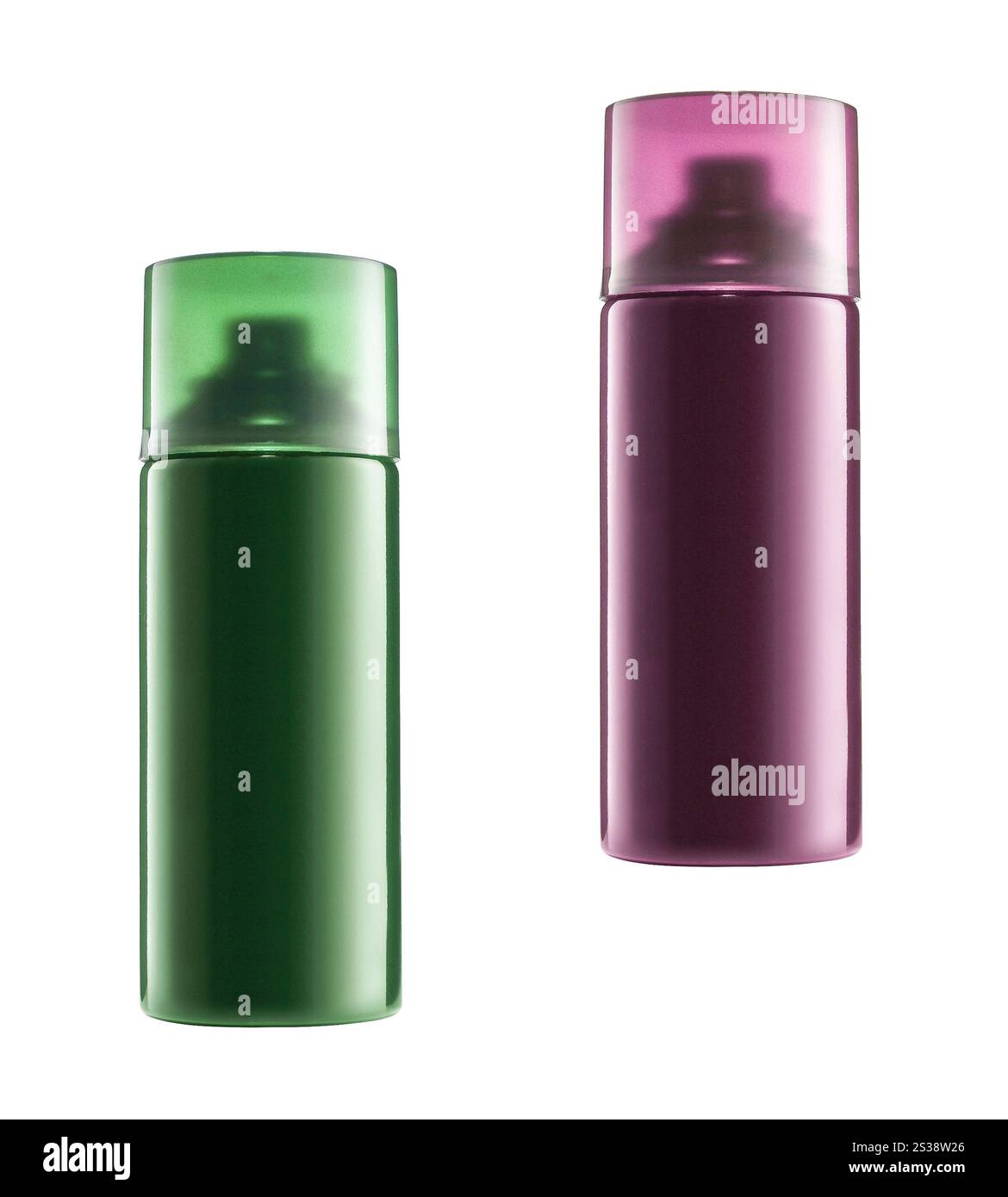 Sprühdose isoliert auf weißem Hintergrund. Sprühdose isoliert Stockfoto