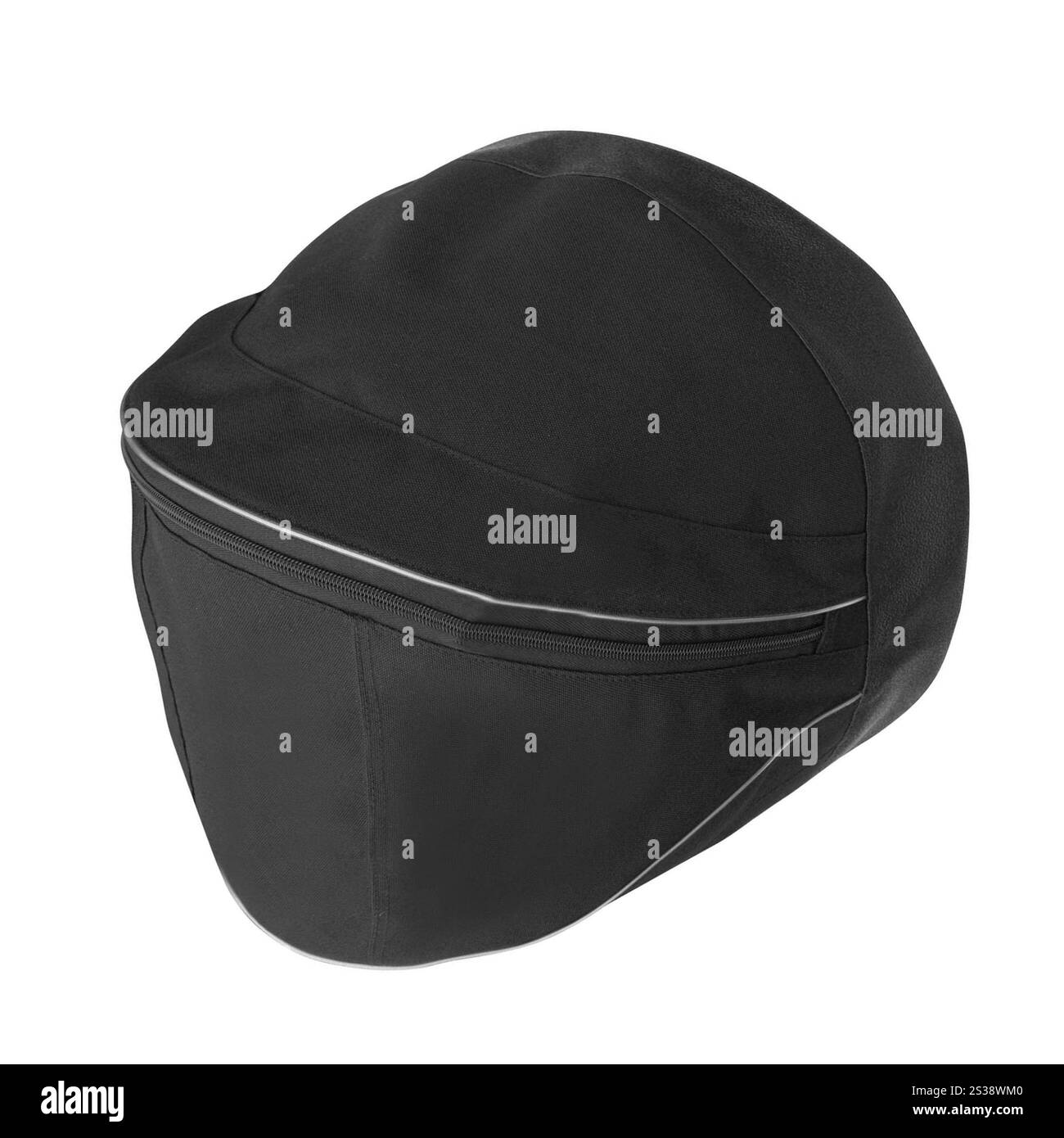 Bowlingkugeltasche isoliert auf weißem Hintergrund. Bowlingkugeltasche isoliert Stockfoto