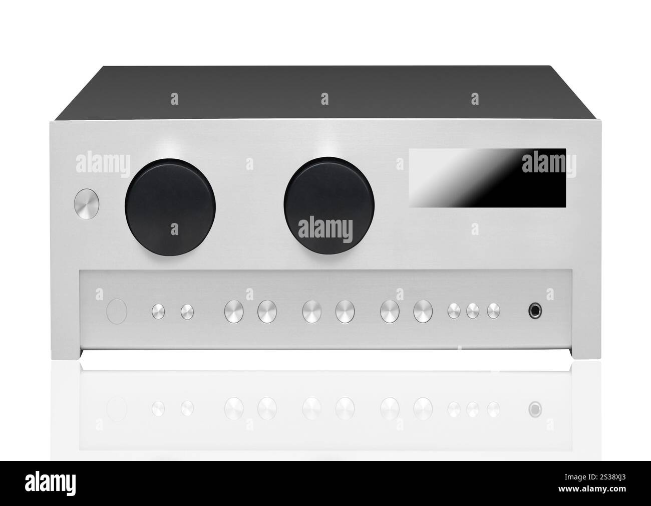 Digital usb, cd-Player isoliert auf weißem Hintergrund. Digital usb, cd-Player Stockfoto