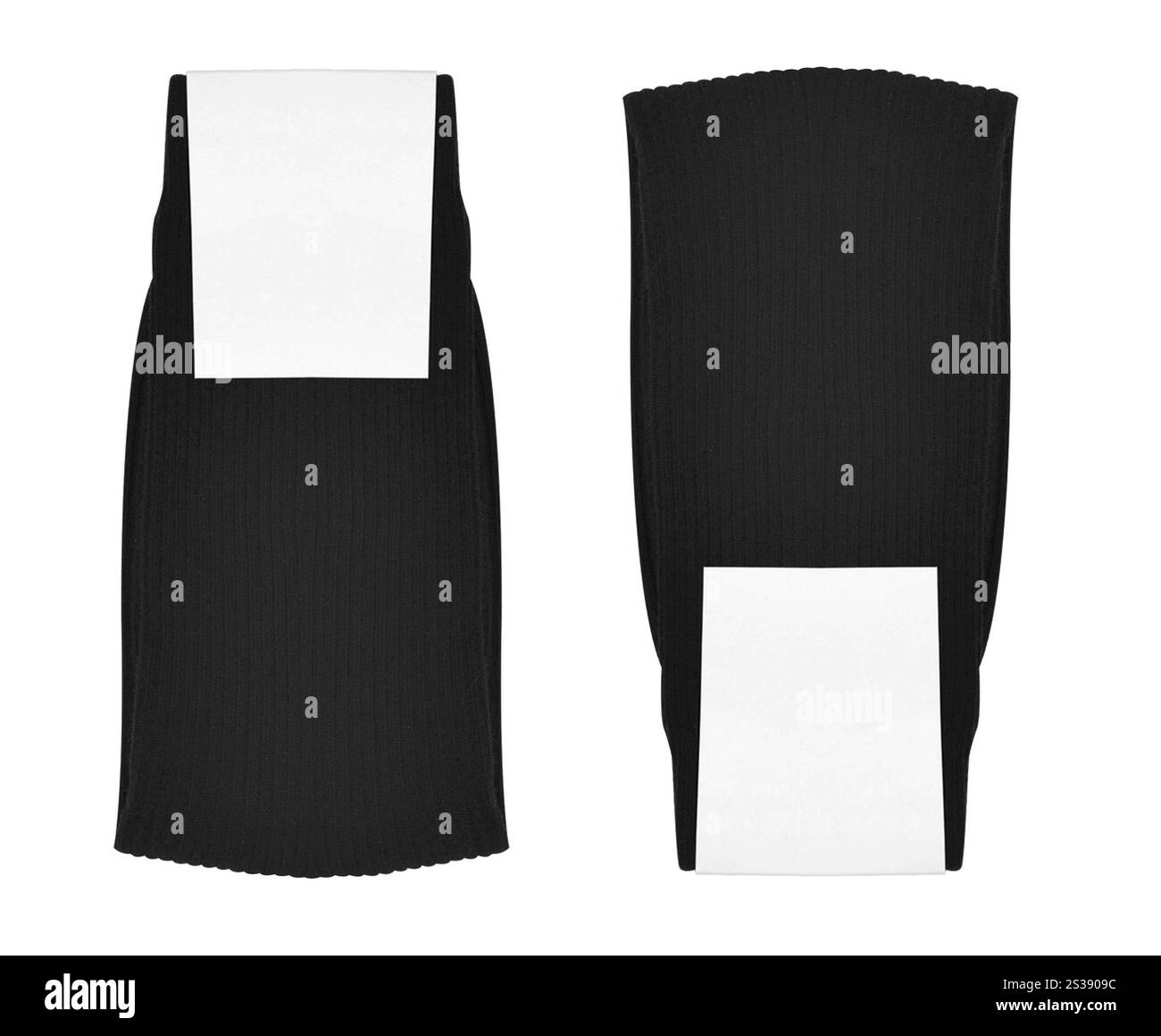 Socken auf weißem Hintergrund Stockfoto