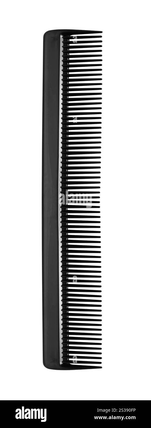 Haare kämmen isolierten auf weißen Hintergrund Stockfoto