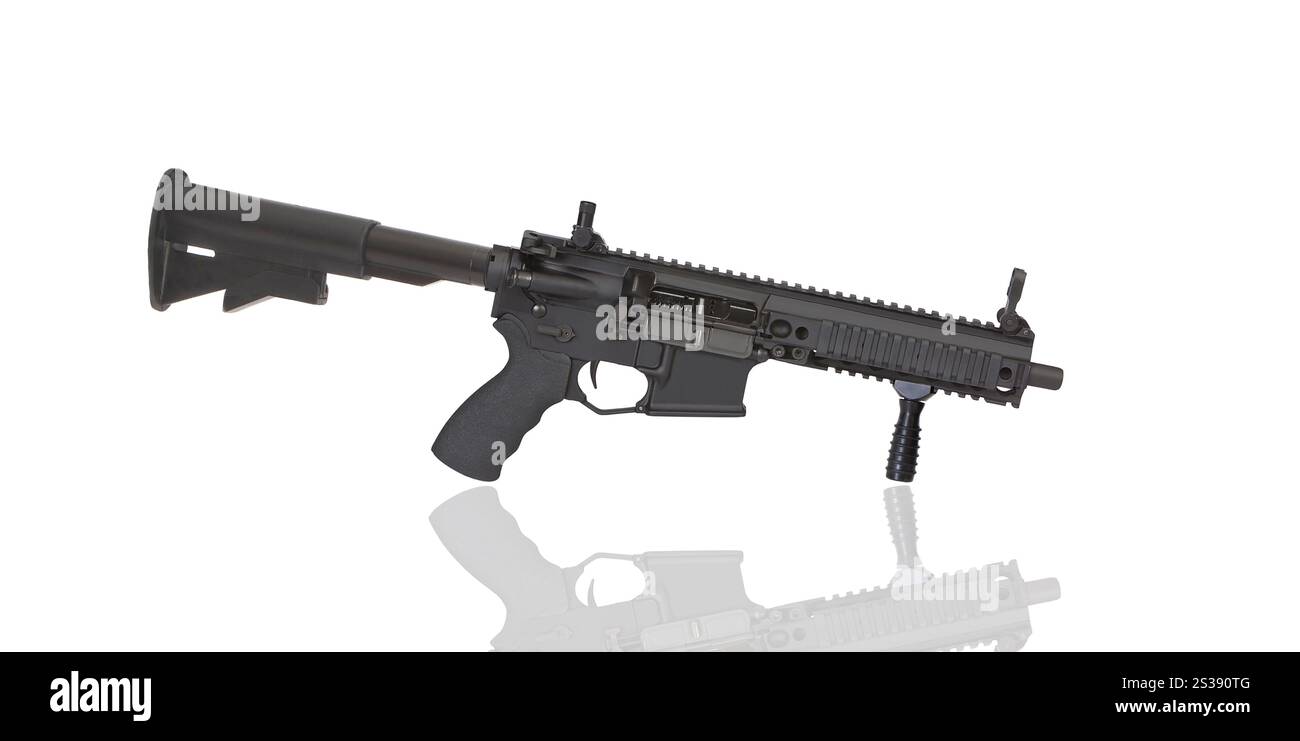 Karabin isoliert auf weißem Hintergrund Stockfoto