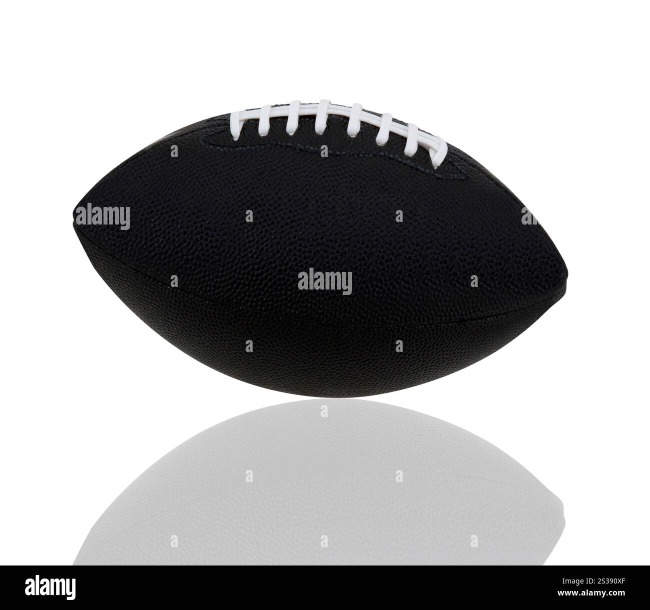 Rugby Ball isoliert Stockfoto