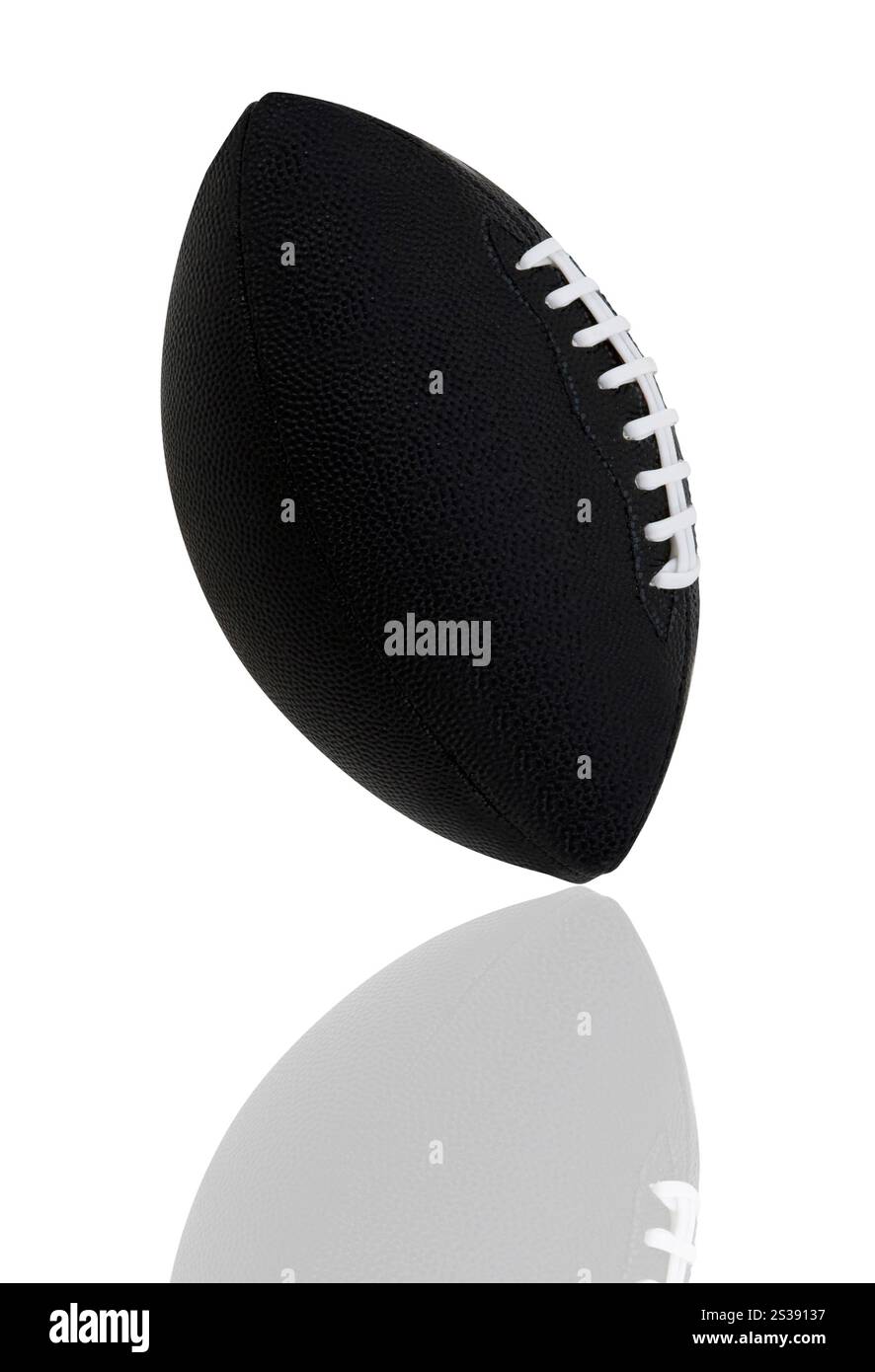 Rugby Ball isoliert Stockfoto
