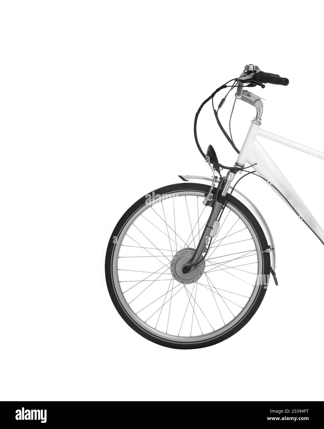 Fahrrad isoliert auf weiß Stockfoto Fahrrad isoliert auf weiß Stockfoto