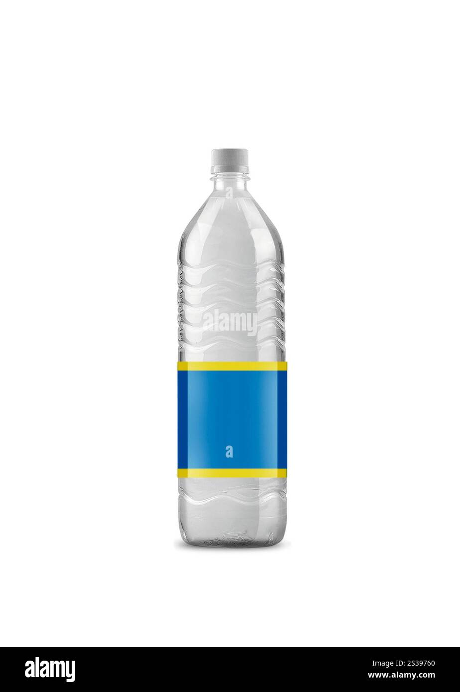 Flasche mit Wasser Stockfoto